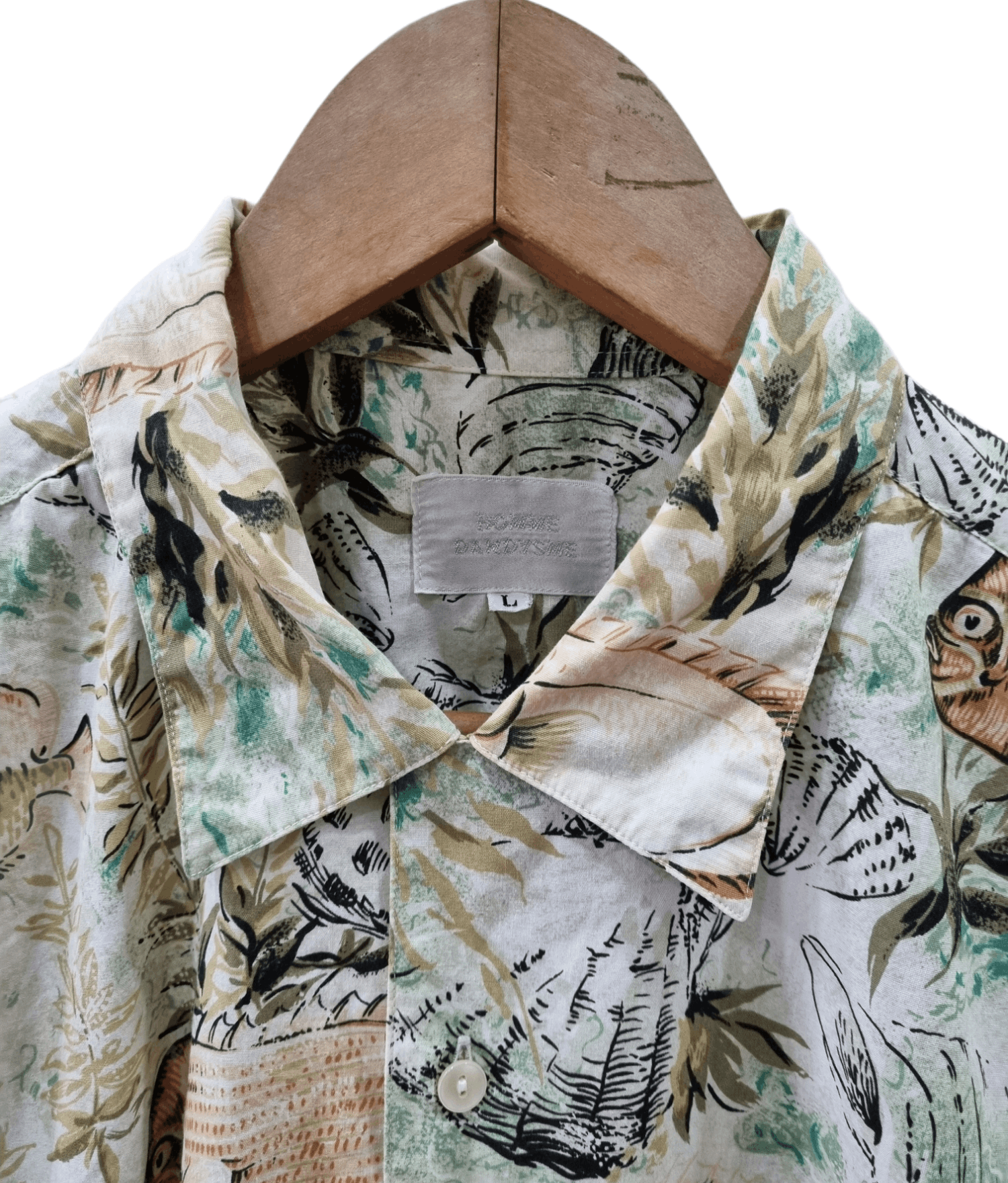 Japanese Brand Dandysme Homme Hawaiian Shirt x Japanese Brand Size US L / EU 52-54 / 3 - 5 Thumbnail