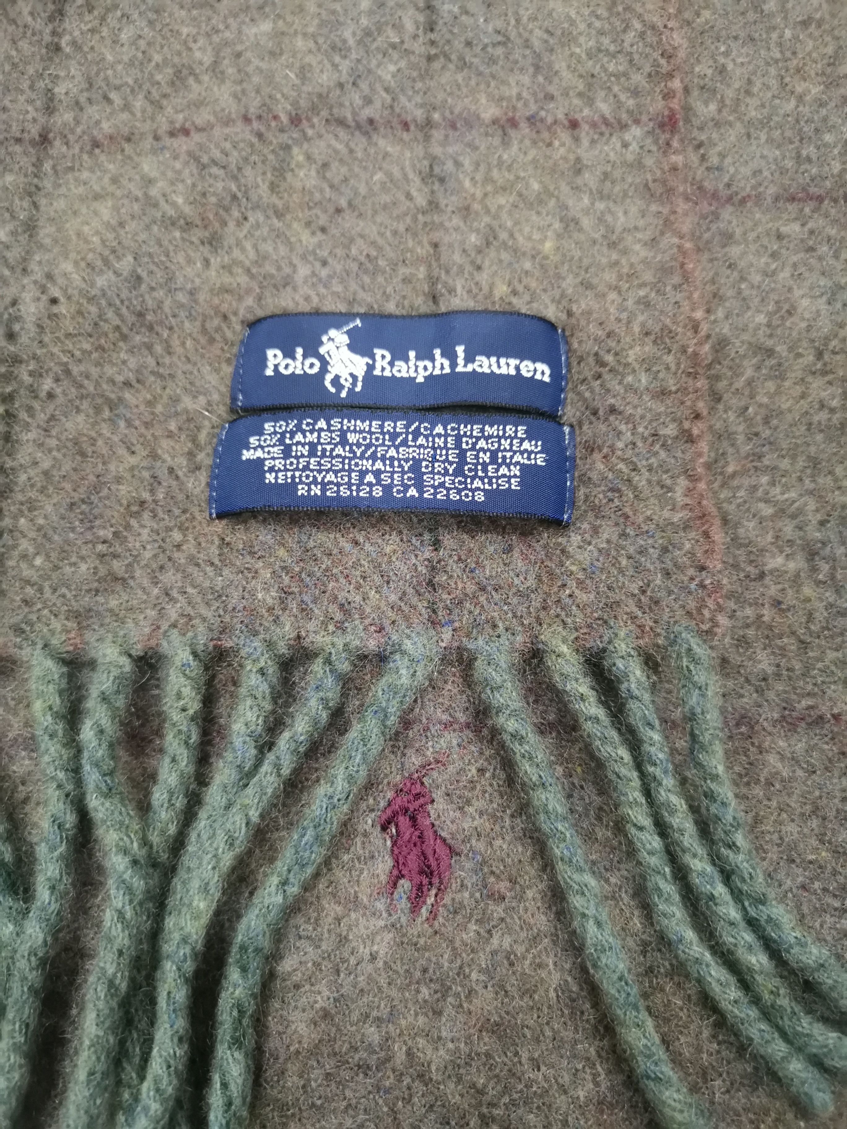 Polo Ralph Lauren Polo Ralph Lauren Cashmere + Wool Scarf x Made In Italy Size ONE SIZE - 3 Thumbnail