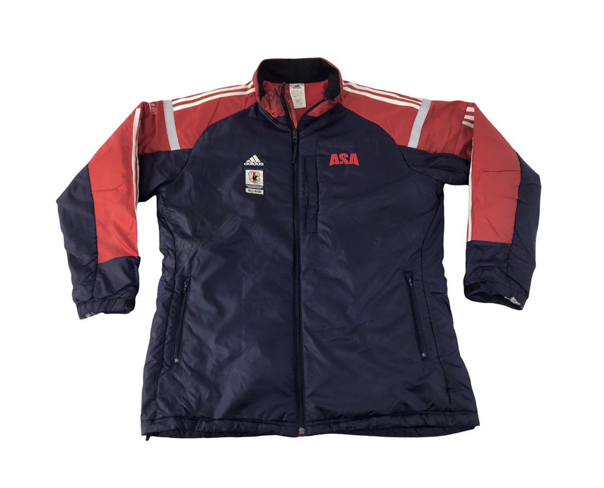 Adidas JFA Japanese National Football Puffer Quilted Jacket