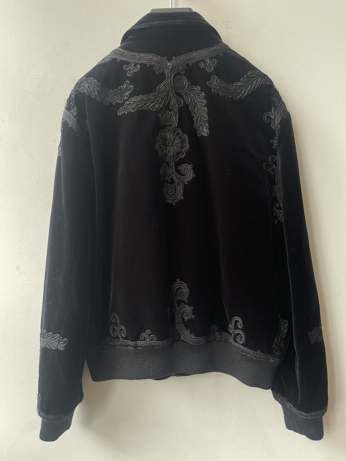 Celine × Hedi Slimane FW20 embroidered velvet teddy Size US M / EU 48-50 / 2 - 6 Thumbnail