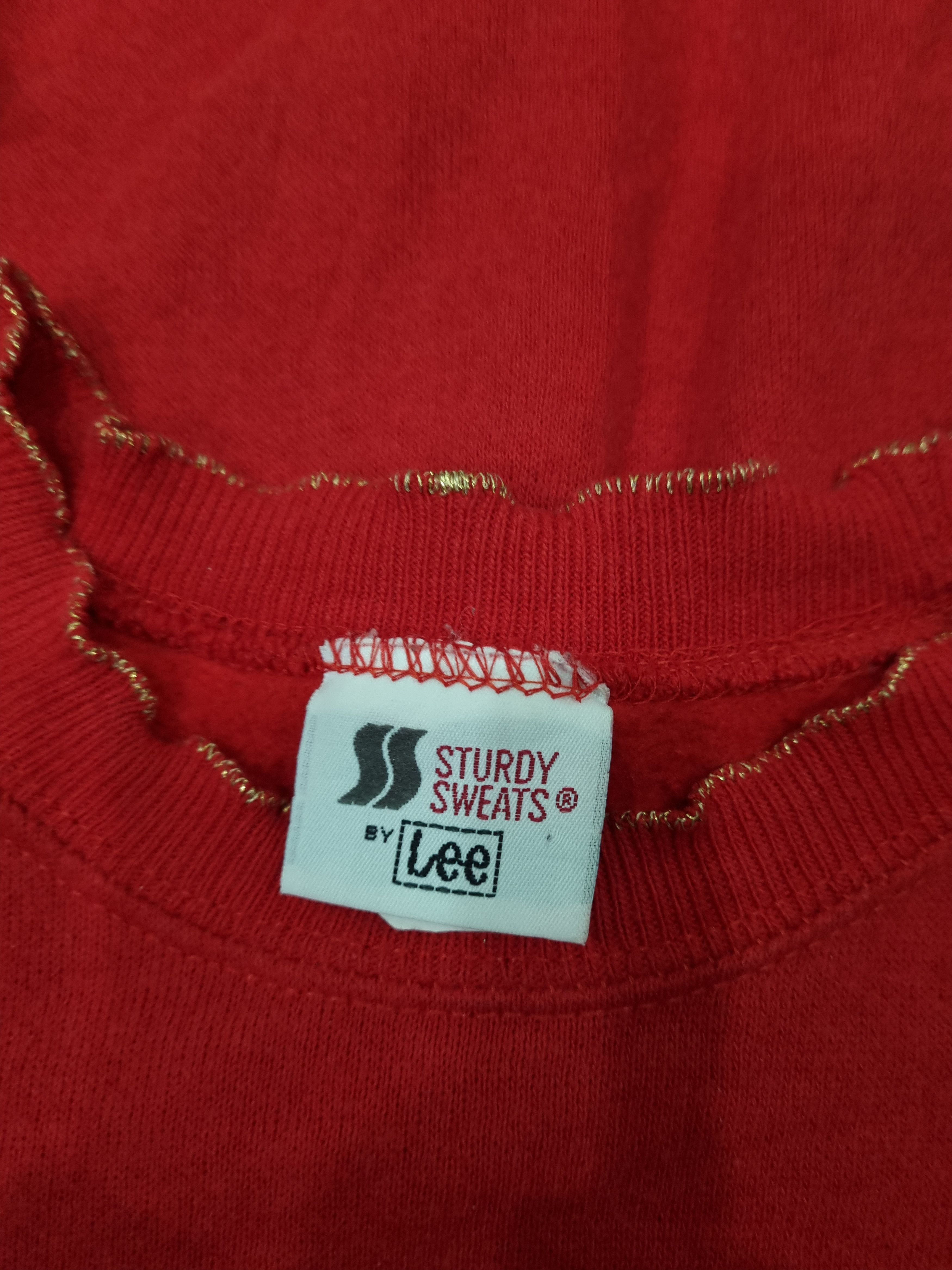 Lee Sweatshirt Vintage Lee x Made In Usa Size US L / EU 52-54 / 3 - 6 Thumbnail