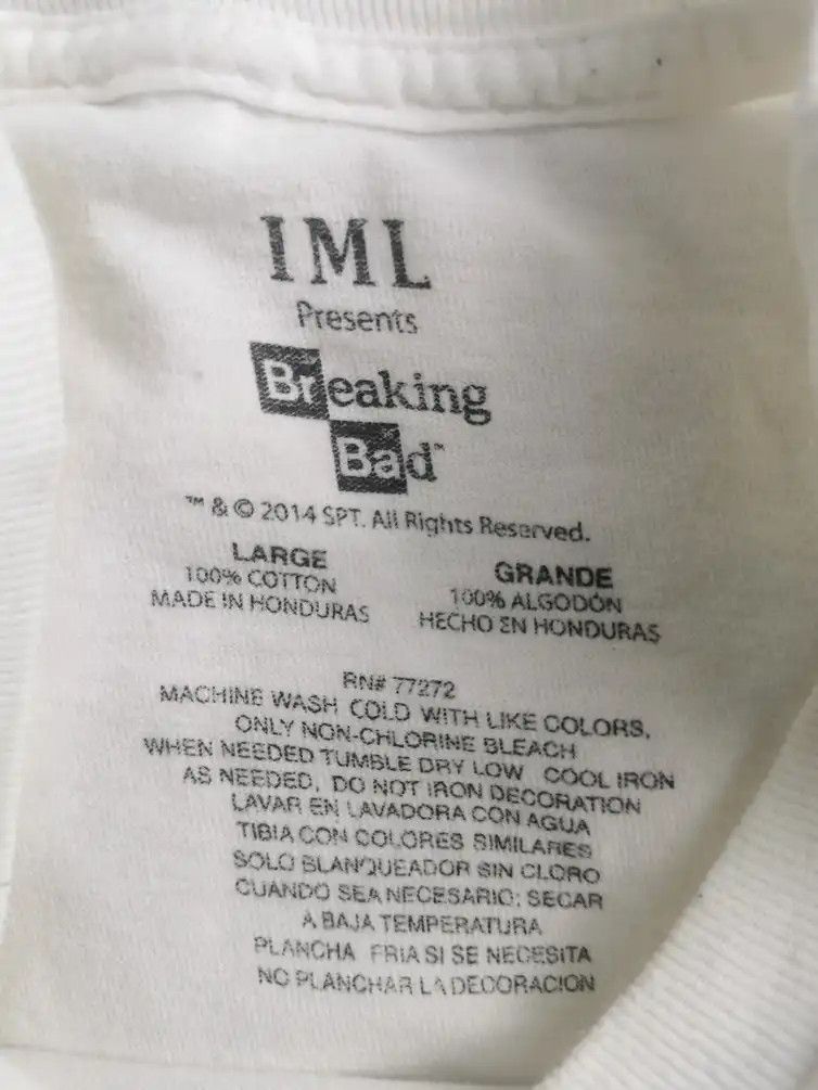 Vintage Breaking Bad Heisenberg Movie Tee Size US L / EU 52-54 / 3 - 3 Thumbnail