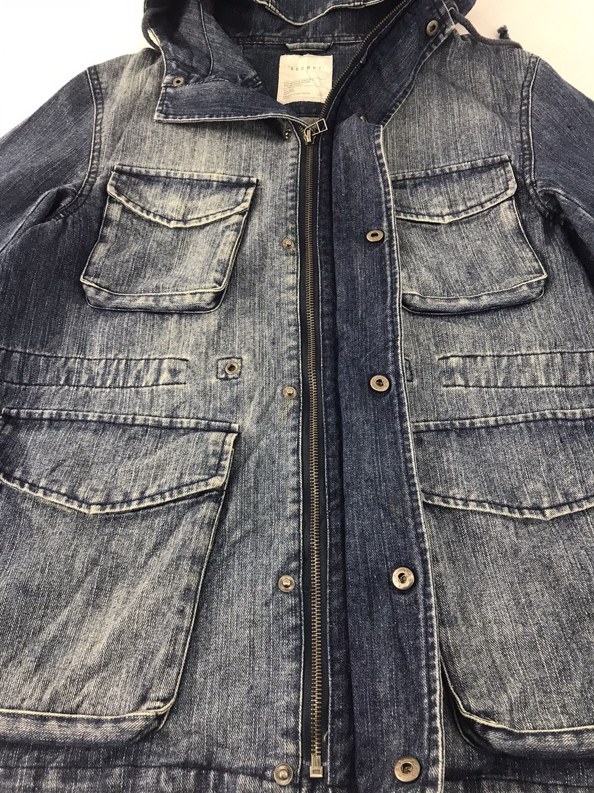 Japanese Brand × Vintage Browny Hoodies Jacket Jeans Trucker Western K2037j Size US L / EU 52-54 / 3 - 4 Thumbnail
