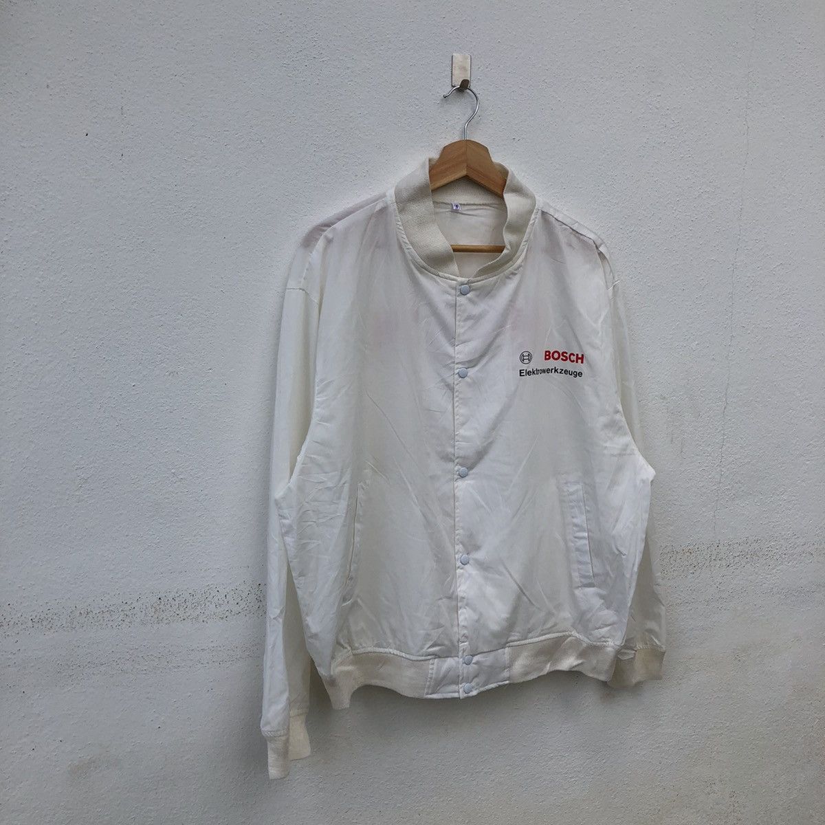 Japanese Brand WORKER VARSITY JACKET BOSCH ELEKTROWERKZEUGE BIG LOGO Size US M / EU 48-50 / 2 - 3 Thumbnail