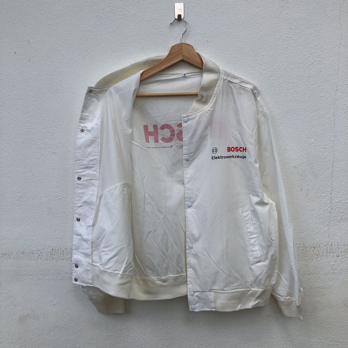 Japanese Brand WORKER VARSITY JACKET BOSCH ELEKTROWERKZEUGE BIG LOGO Size US M / EU 48-50 / 2 - 10 Thumbnail