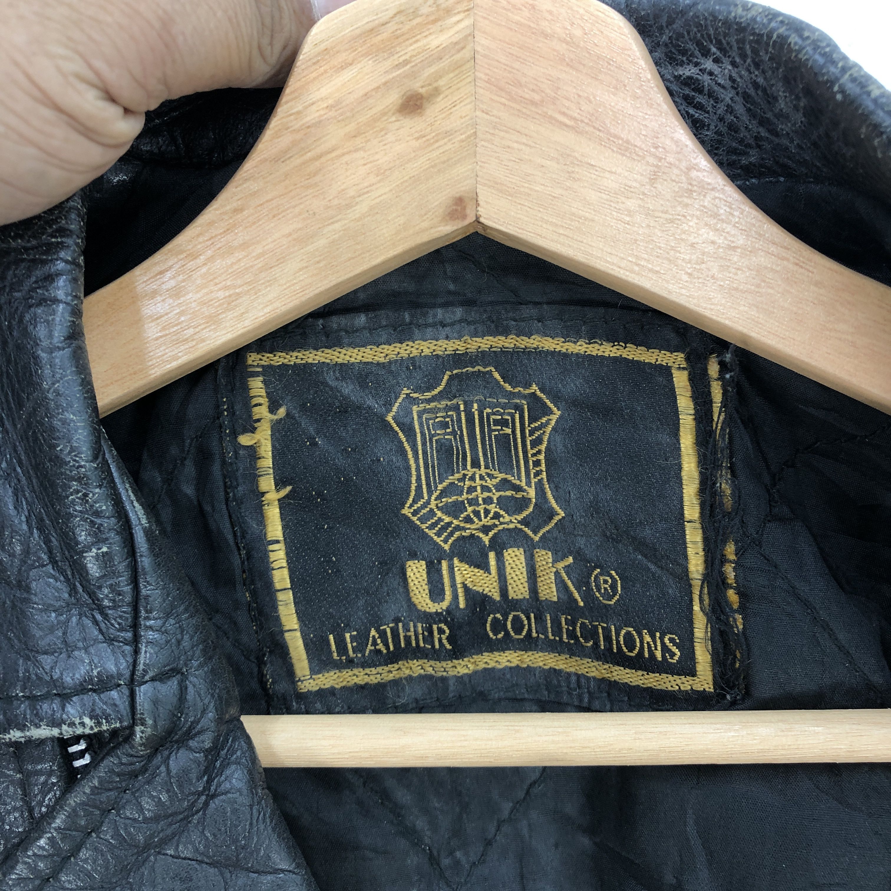 Leather Vintage Unik Genuine Leather Jackets Punk Leather Jacket Size XS / US 0-2 / IT 36-38 - 11 Thumbnail