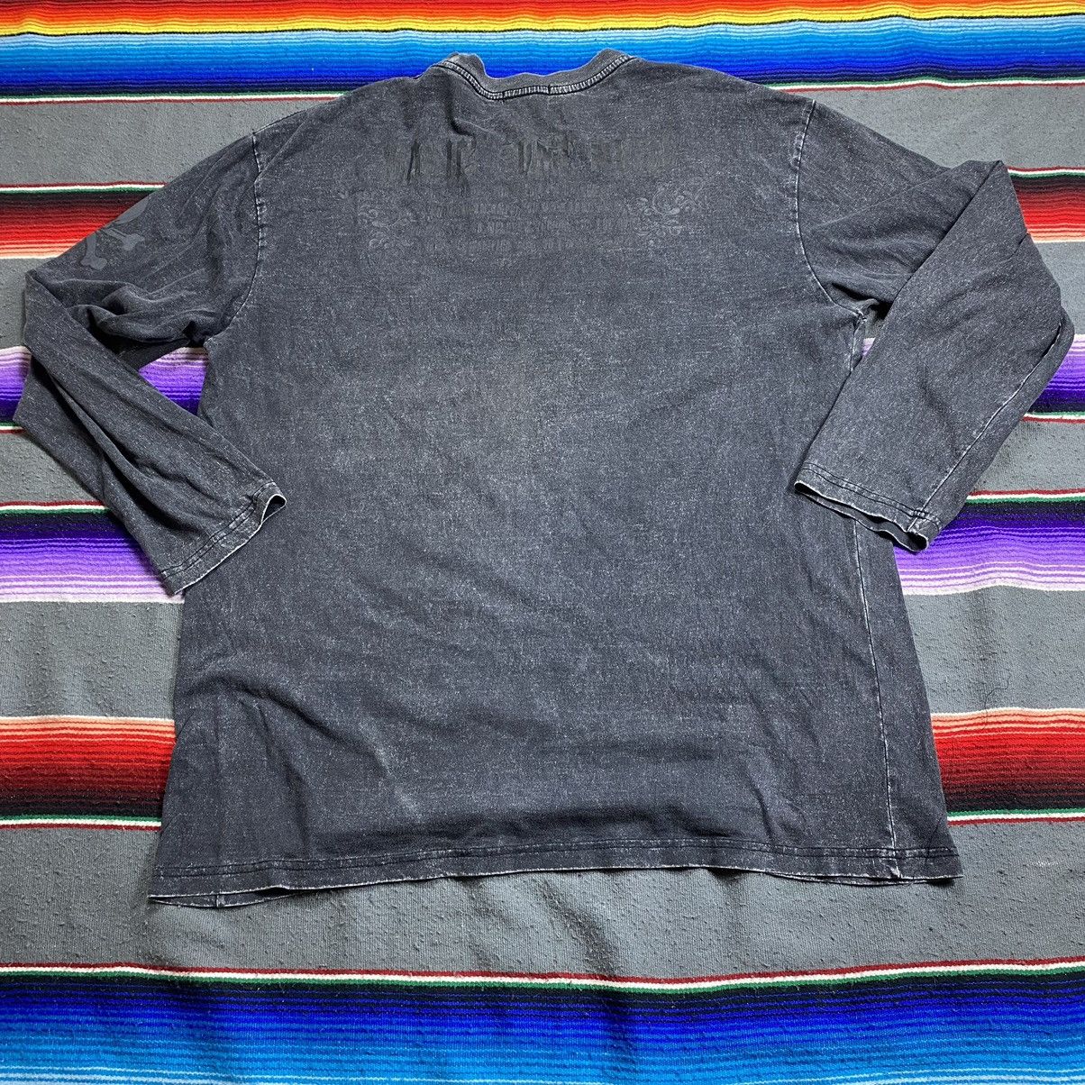 Vintage Vintage Cross Keys Skull Design T-Shirt Size US XL / EU 56 / 4 - 7 Thumbnail