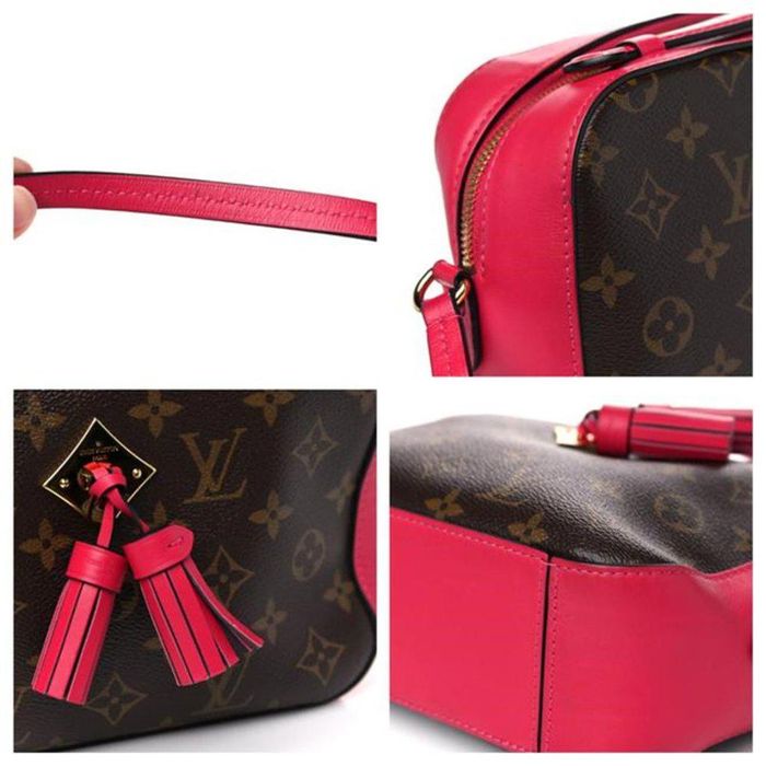 Louis Vuitton Monogram Saintonge Crossbody With Freesia Pink - A