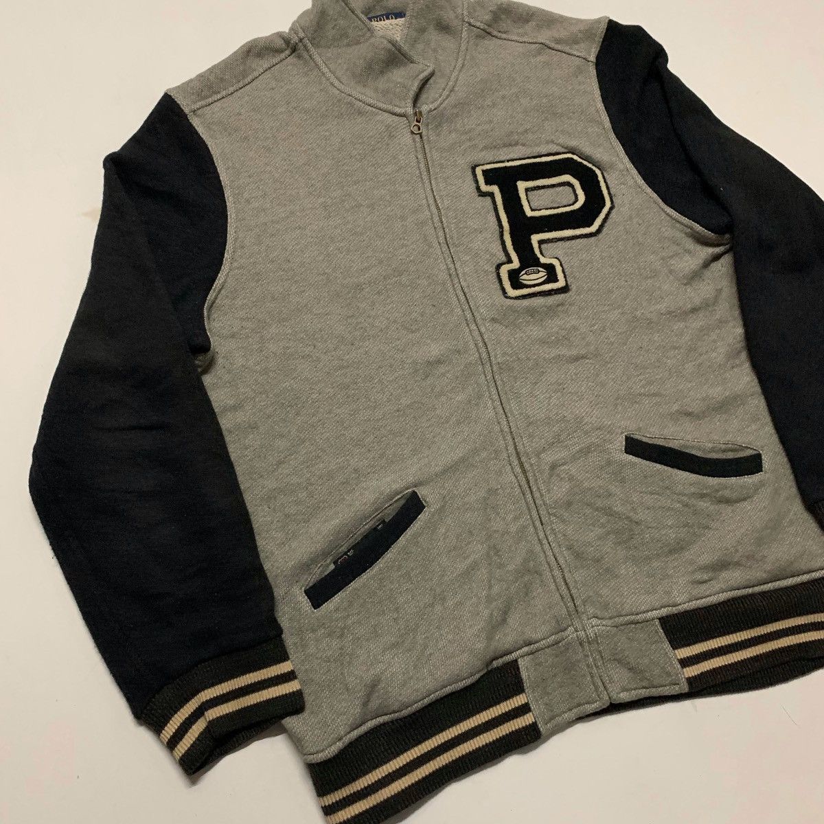 Polo Ralph Lauren × Rugby Ralph Lauren Polo Ralph Lauren RL Athletic Club Varsity Jacket Size US XL / EU 56 / 4 - 4 Thumbnail