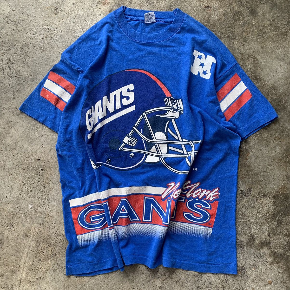 NFL Salem sportswear NFL New York Giants vintage 90s big print Size US XL / EU 56 / 4 - 9 Thumbnail