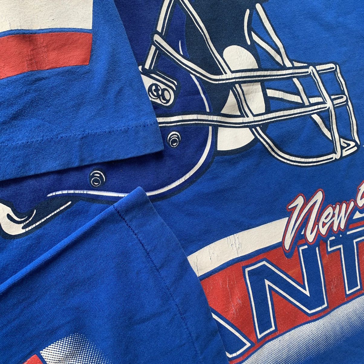 NFL Salem sportswear NFL New York Giants vintage 90s big print Size US XL / EU 56 / 4 - 7 Thumbnail