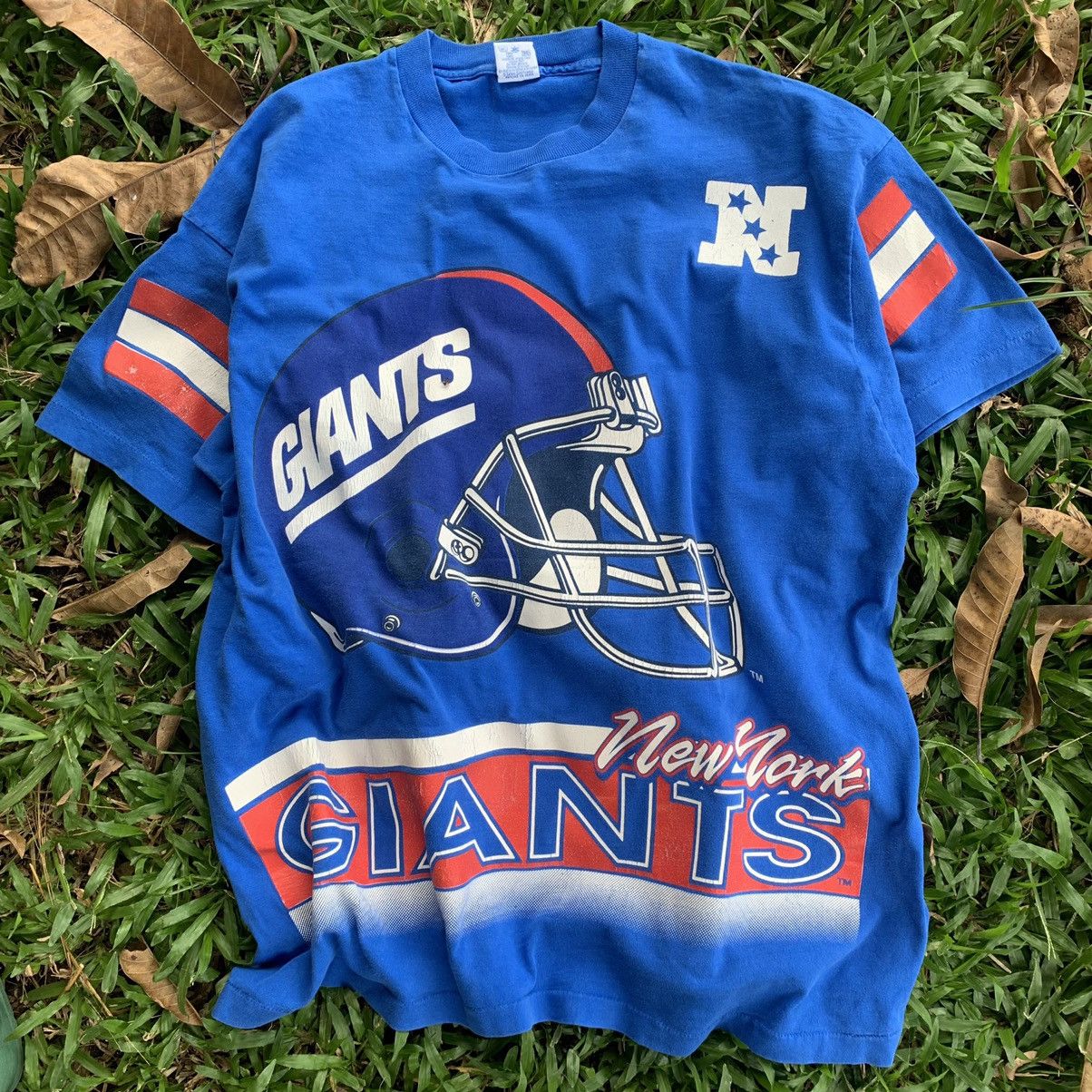 NFL Salem sportswear NFL New York Giants vintage 90s big print Size US XL / EU 56 / 4 - 5 Thumbnail