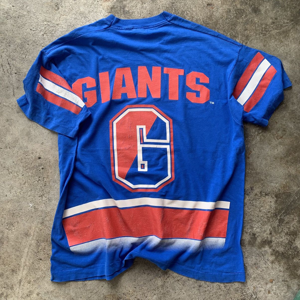 NFL Salem sportswear NFL New York Giants vintage 90s big print Size US XL / EU 56 / 4 - 14 Thumbnail