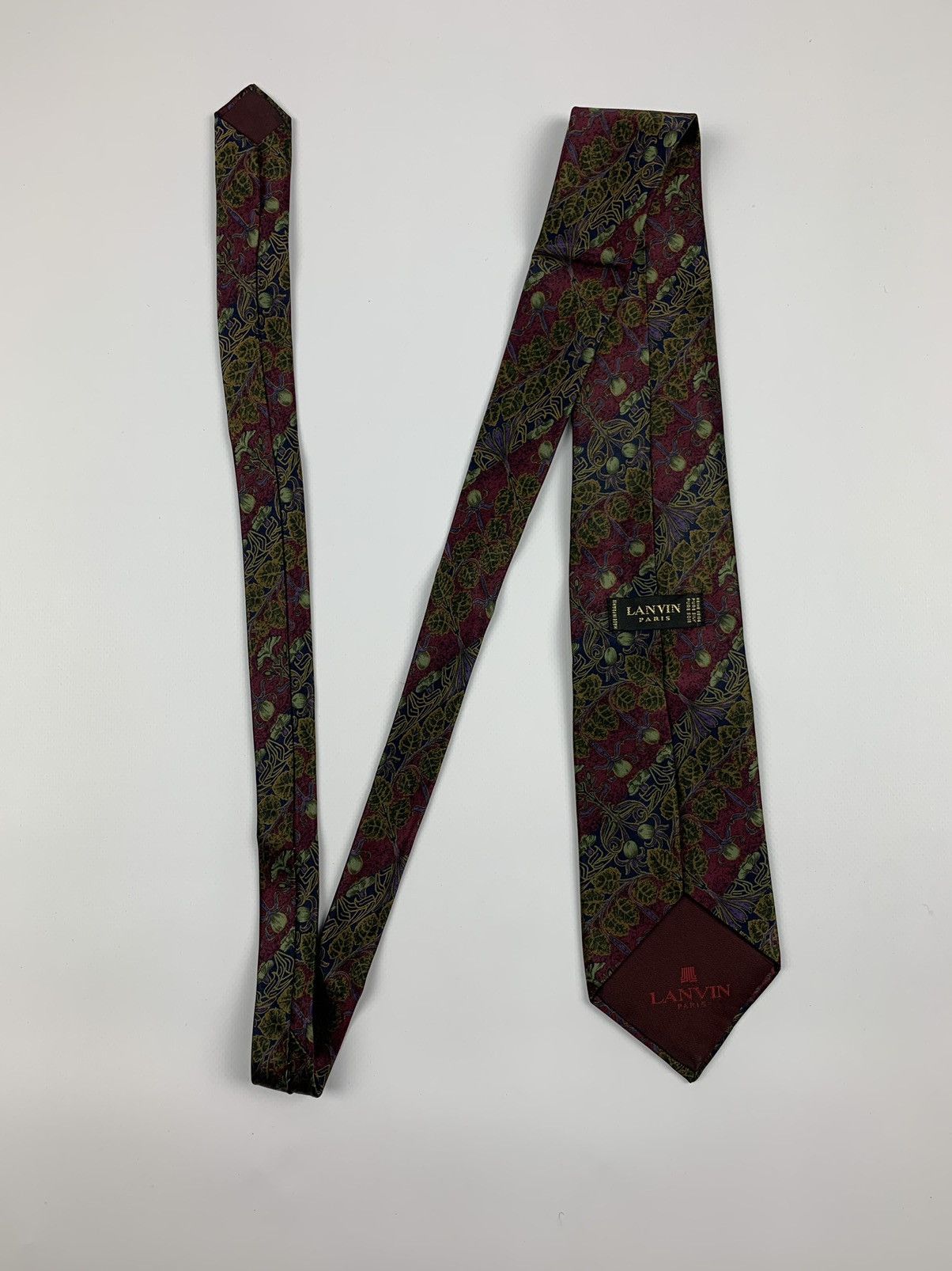 Lanvin Lanvin Silk Tie like burberry balenciaga dior hermes Size ONE SIZE - 3 Thumbnail