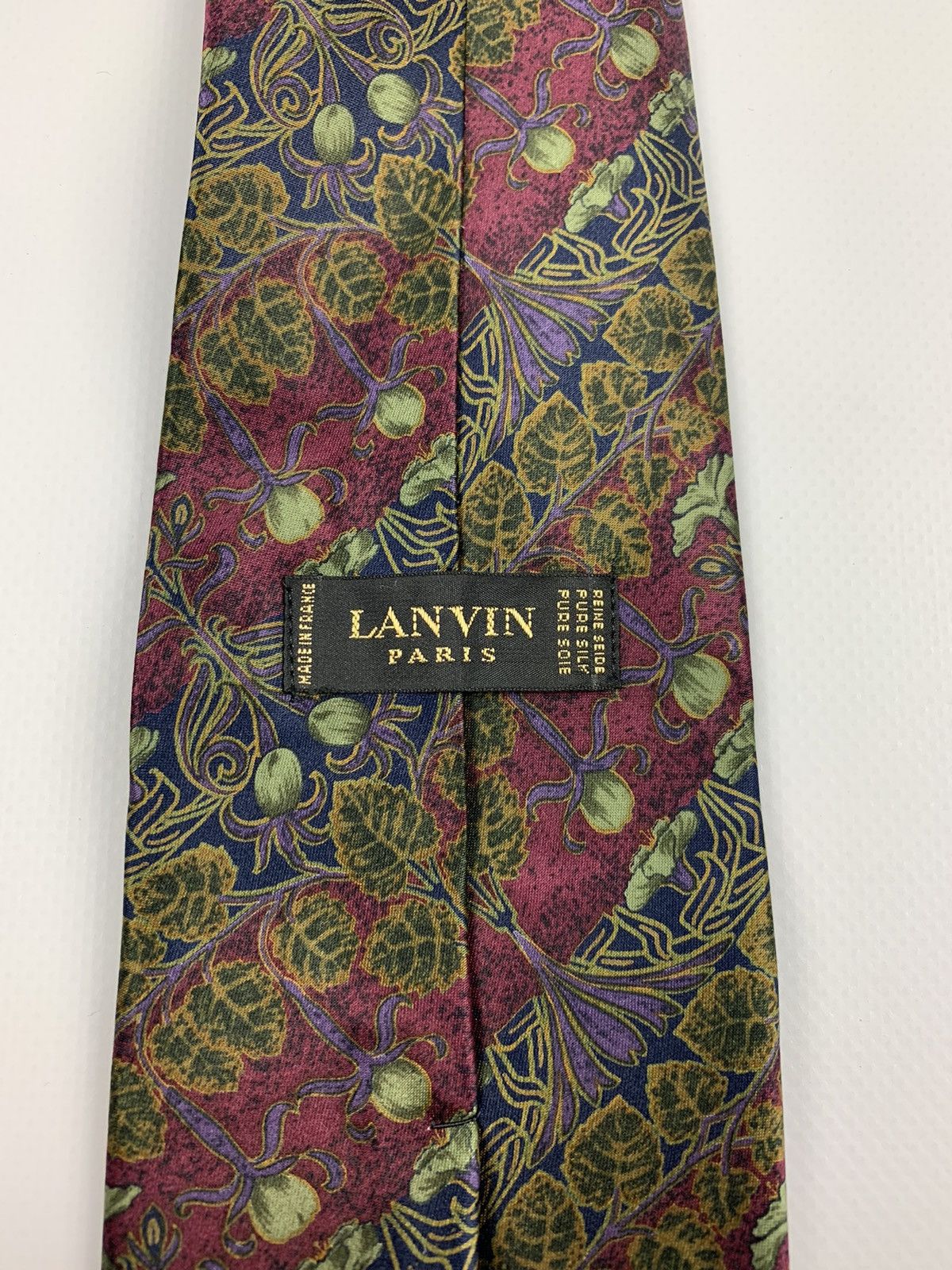 Lanvin Lanvin Silk Tie like burberry balenciaga dior hermes Size ONE SIZE - 4 Thumbnail