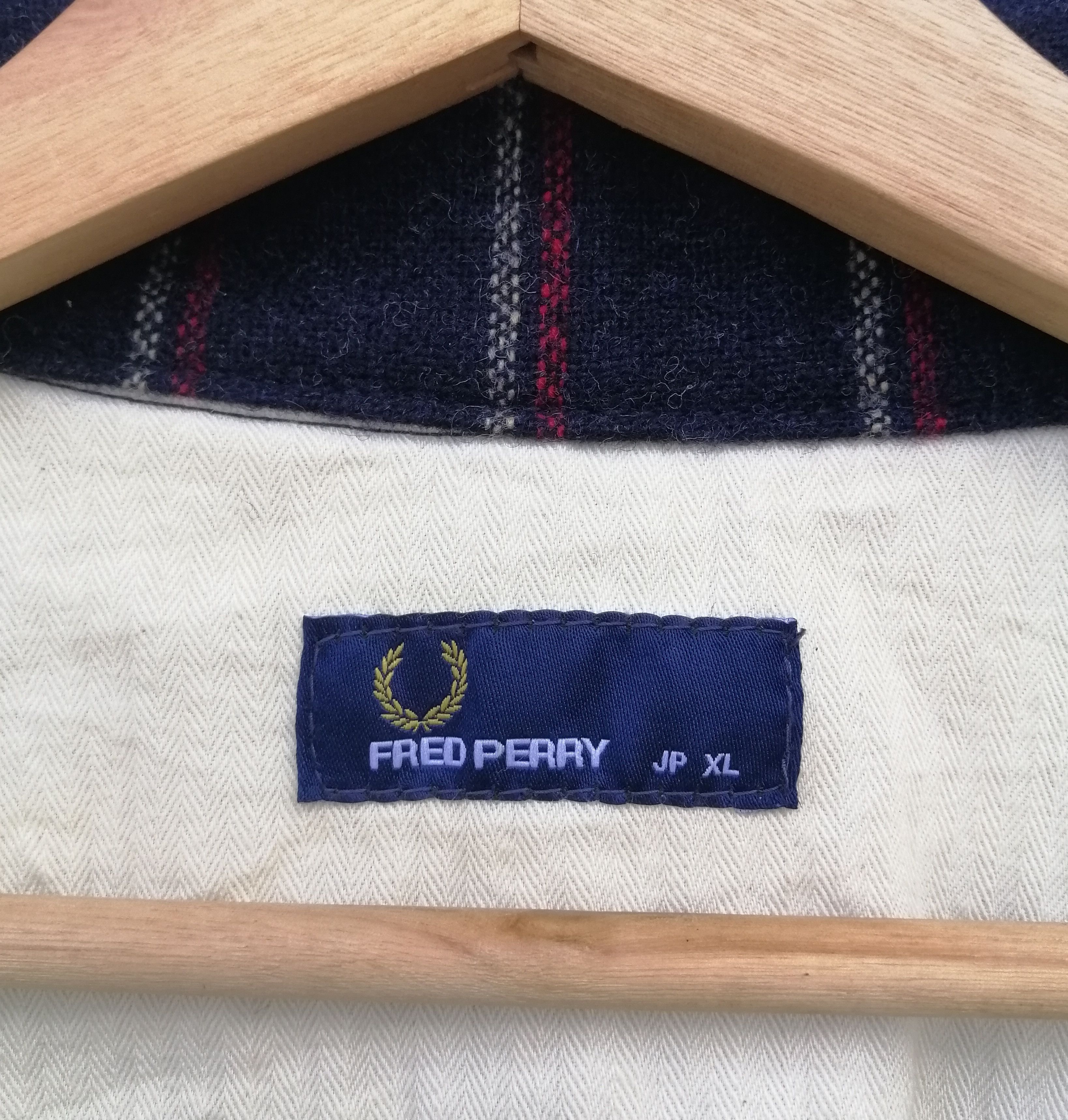 Fred Perry FRED PERRY Japan Wool Fabric Striped Pattern Jacket Size US M / EU 48-50 / 2 - 13 Thumbnail