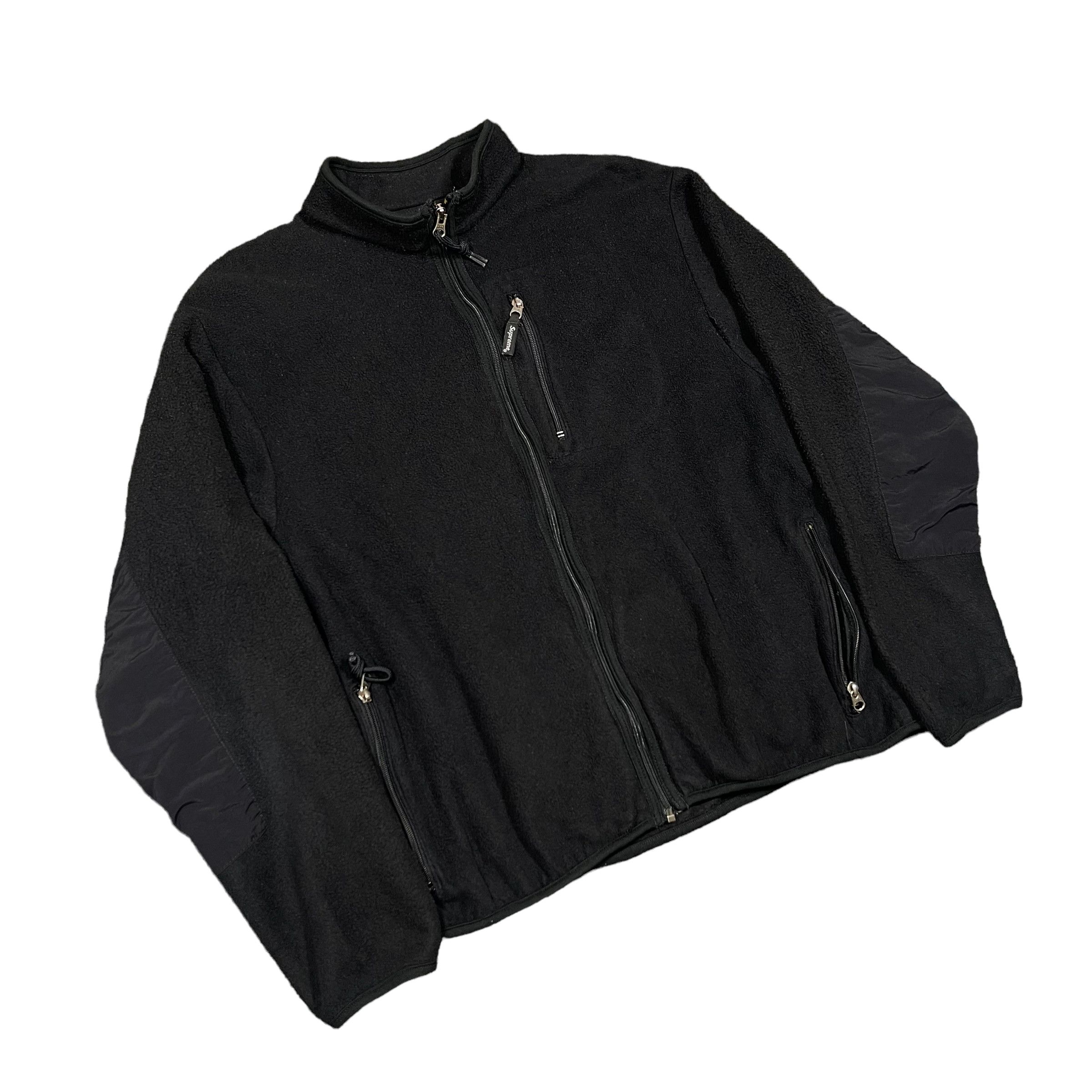 Made In Usa Polartec Supreme Supreme Polartec Fleece Sherpa Hybrid Zipper Jacket Grailed