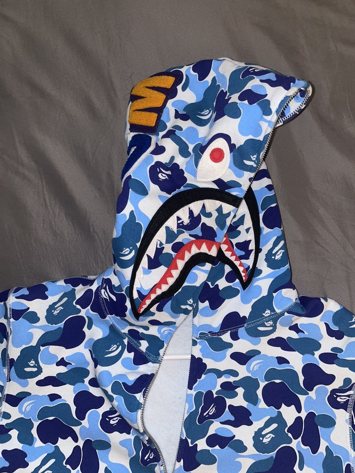 Bape ABC CAMO SHARK FULL ZIP HOODIE Size US L / EU 52-54 / 3 - 3 Thumbnail