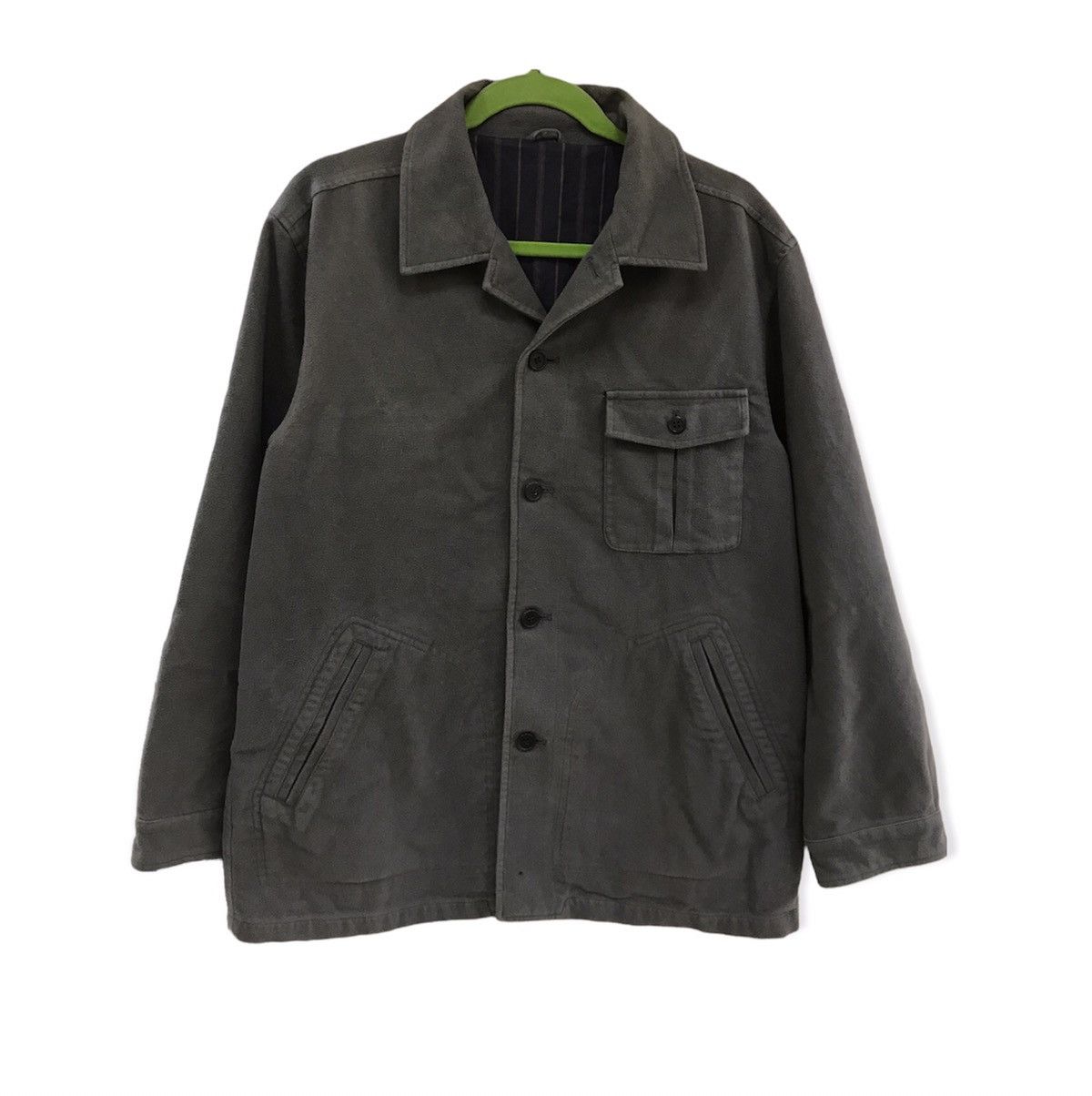 image of Archival Clothing x Hiroko Koshino Homme Streetwear Jacket, Men's (Size Large)