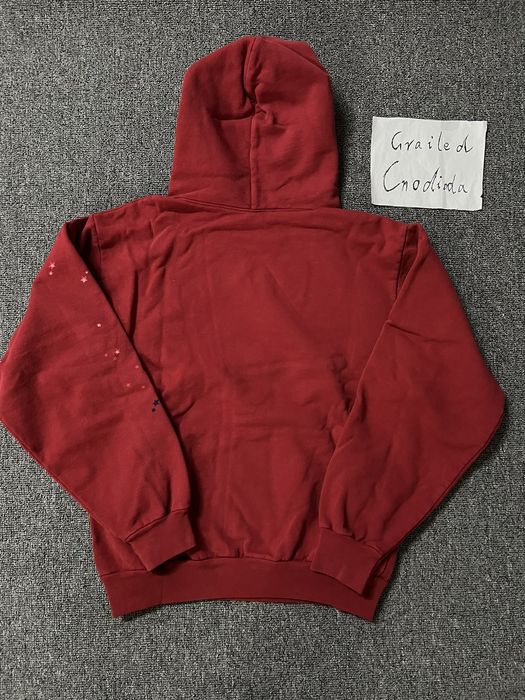 Young Thug DS Sp5der 555 red hoodie | Grailed