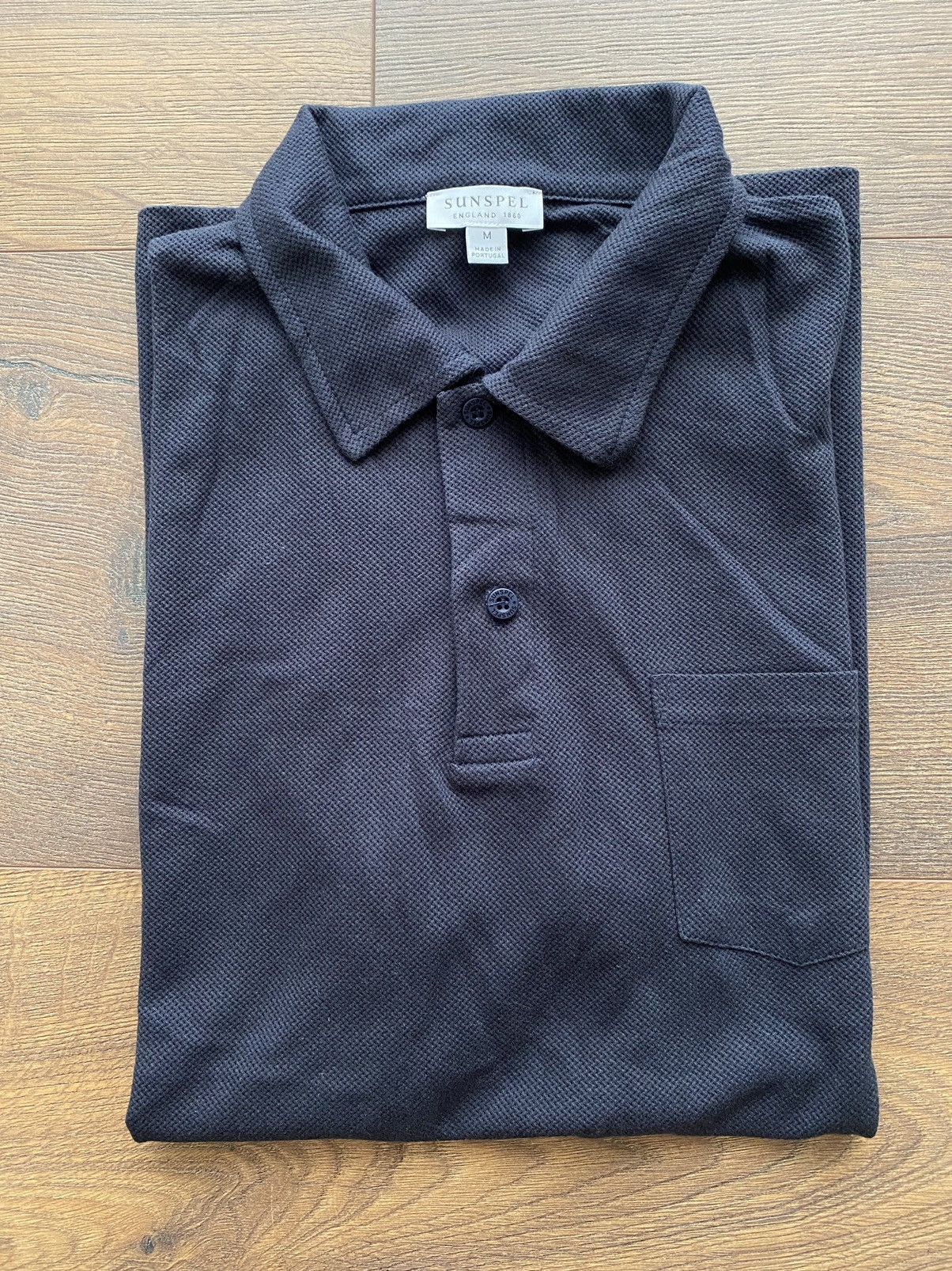 Sunspel Sunspel Navy Riviera Polo - Size M Size US M / EU 48-50 / 2 - 1 Thumbnail