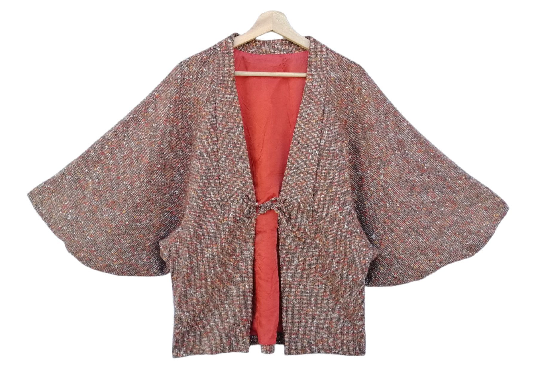Vintage Japan Traditional kimono Noragi Jacket