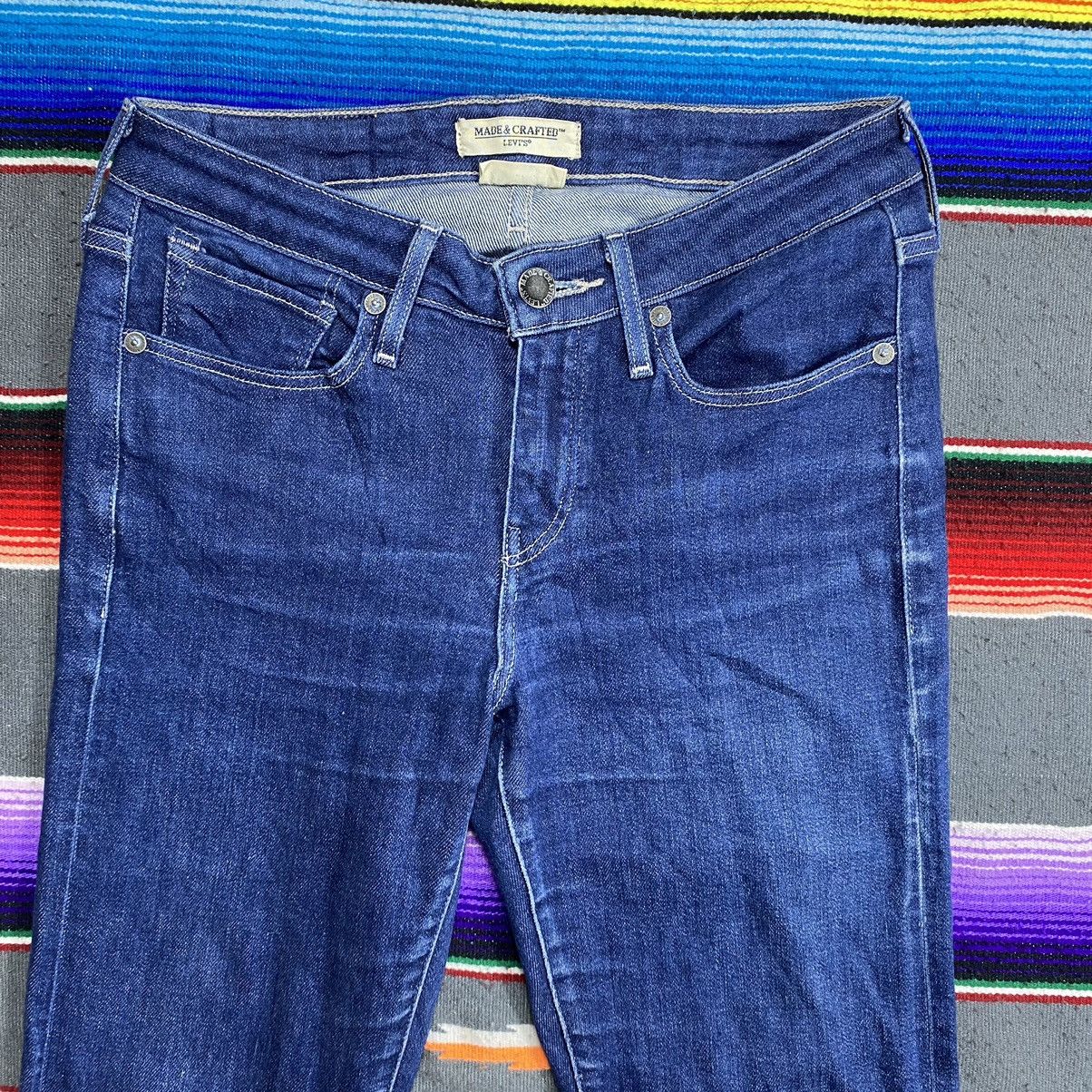 Levi's Vintage Levi’s Made & Crafted Selvedge Empire Skinny Denim Size US 30 / EU 46 - 2 Thumbnail