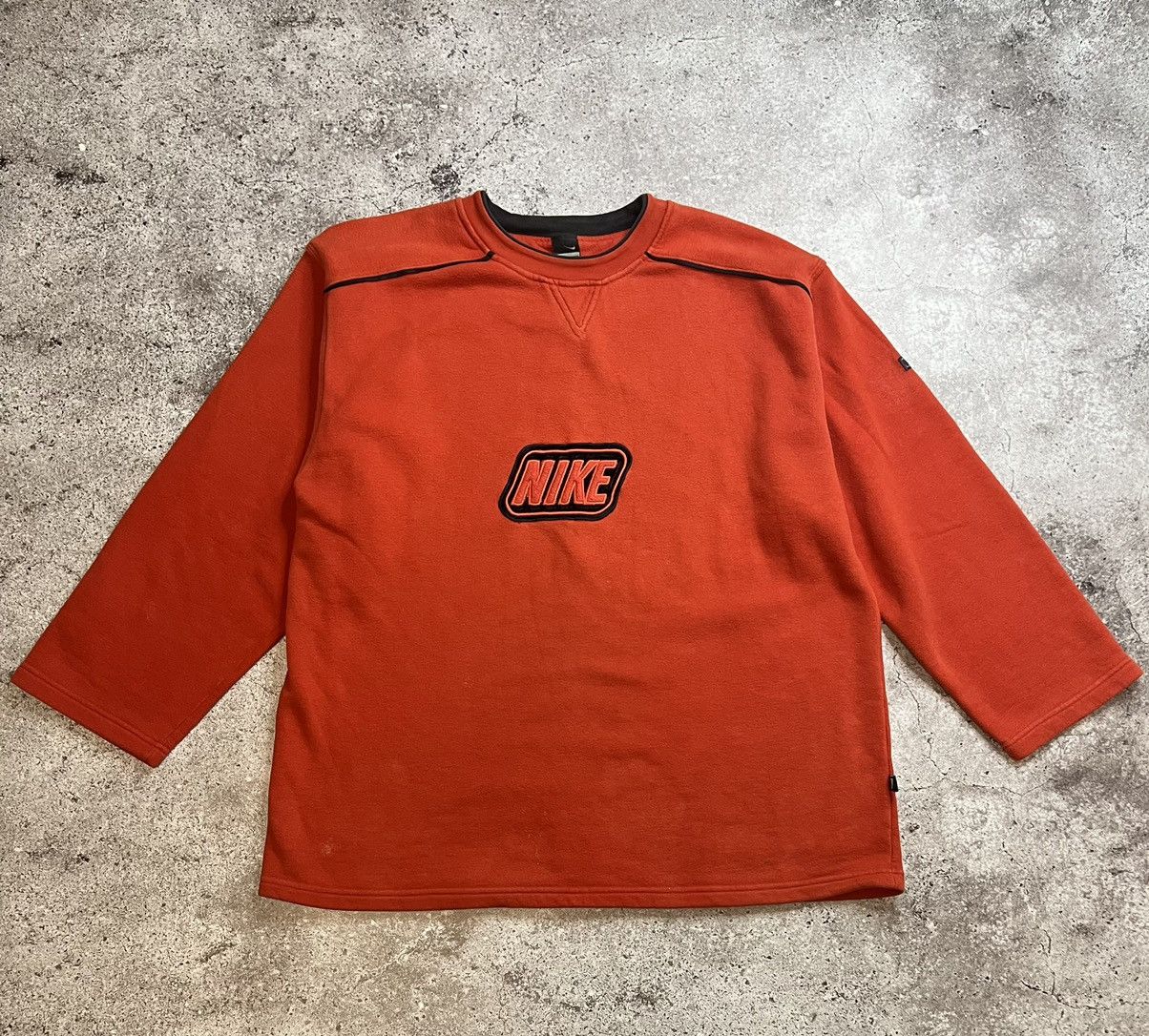 Pre-owned Nike X Vintage Nike Vintage Sweatshirt In Orange