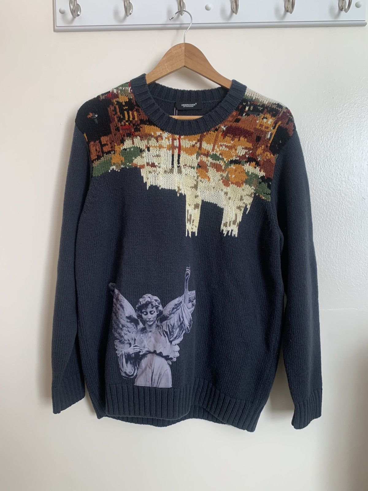 Undercover Undercover Sculpture Print Intarsia Jumper Sweater Size M Size US M / EU 48-50 / 2 - 1 Thumbnail