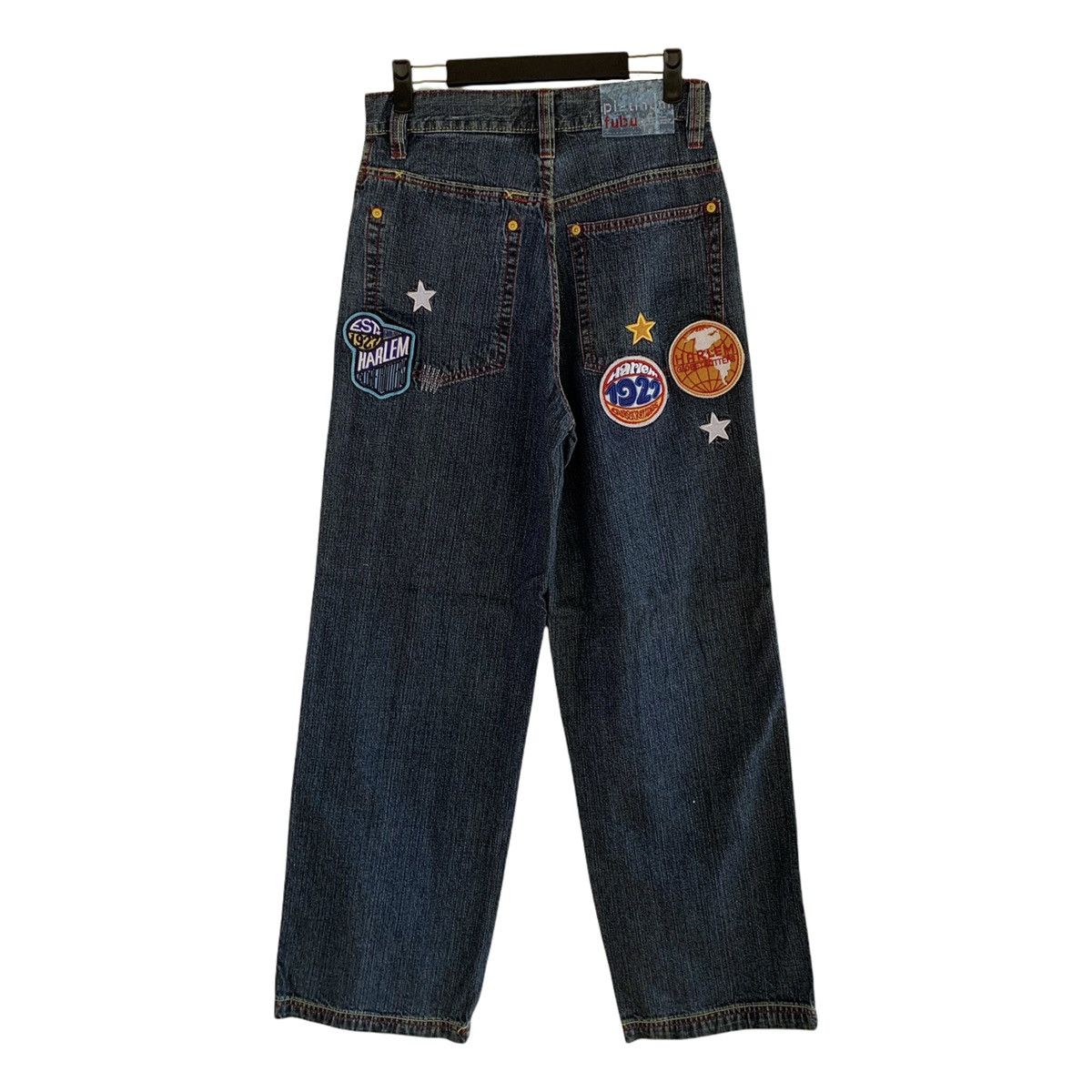 Fubu × Harlem Globetrotters Fubu X Harlem Globtrotters Patches Denim Pant Size US 28 / EU 44 - 2 Thumbnail