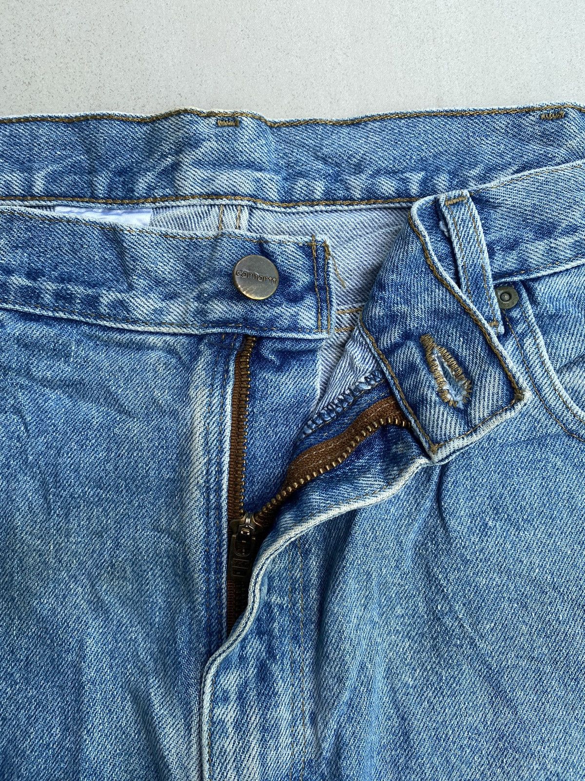 Carhartt 💥Vintage Carhartt Relaxed Fit Distressed Denim Size US 39 - 9 Thumbnail