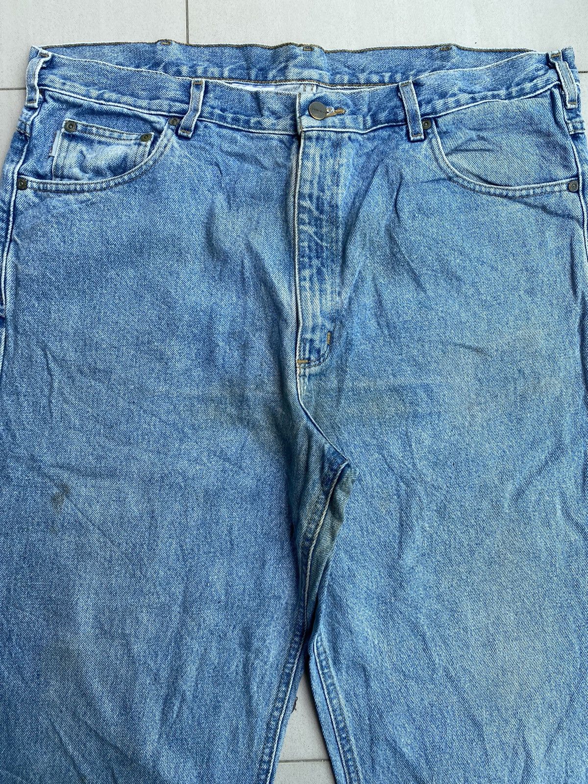 Carhartt 💥Vintage Carhartt Relaxed Fit Distressed Denim Size US 39 - 7 Thumbnail