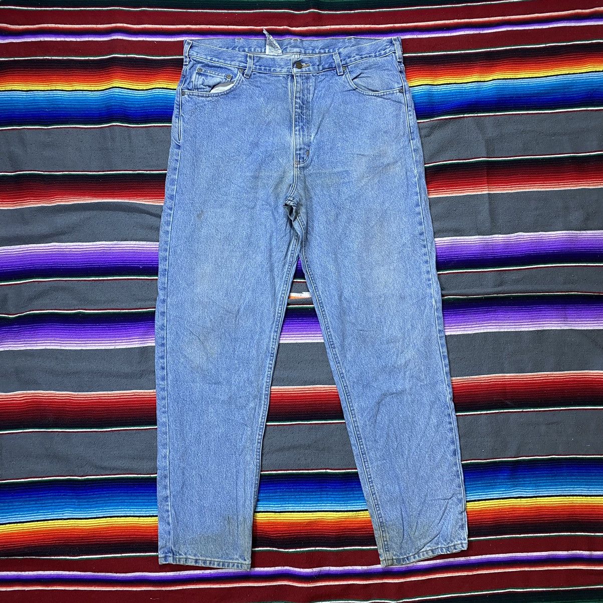 Carhartt 💥Vintage Carhartt Relaxed Fit Distressed Denim Size US 39 - 1 Thumbnail