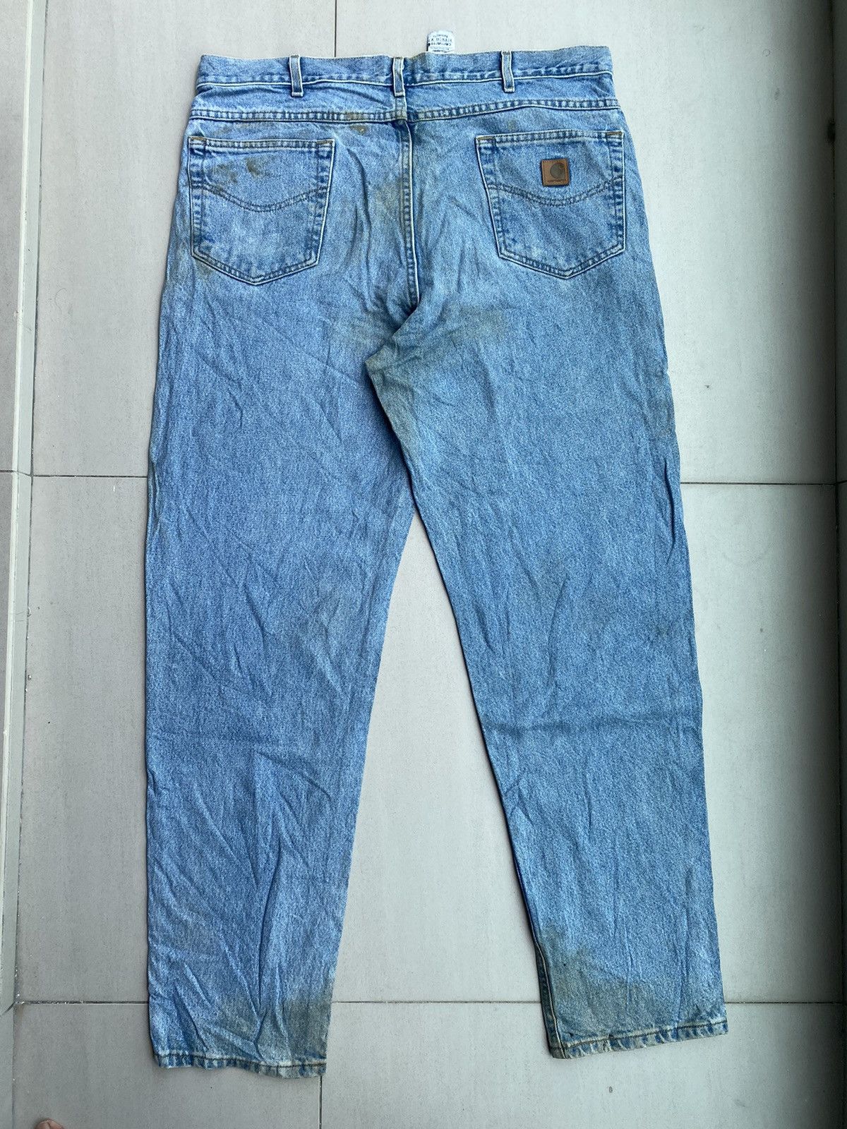Carhartt 💥Vintage Carhartt Relaxed Fit Distressed Denim Size US 39 - 11 Thumbnail