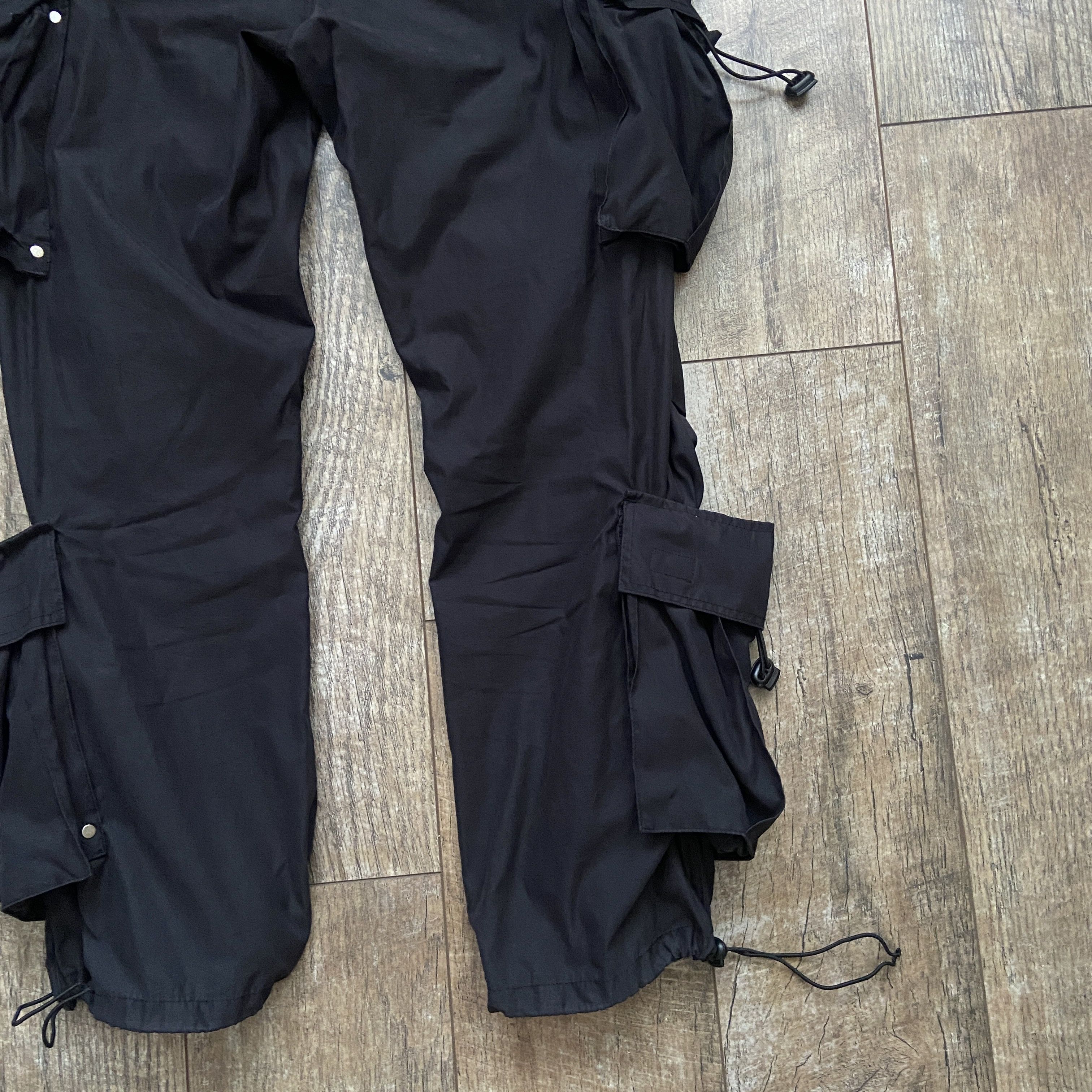Vintage Topman Multi Pocket Utility Bondage Parachute Pants Size US 36 / EU 52 - 14 Thumbnail