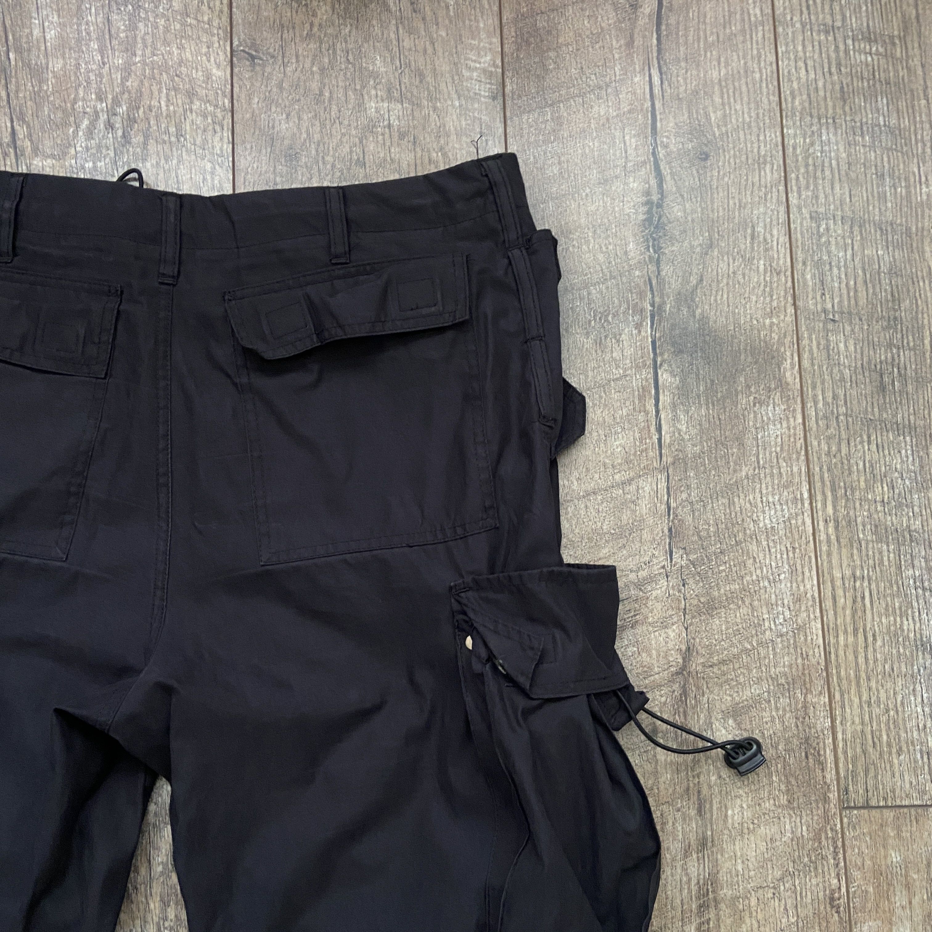 Vintage Topman Multi Pocket Utility Bondage Parachute Pants Size US 36 / EU 52 - 12 Thumbnail