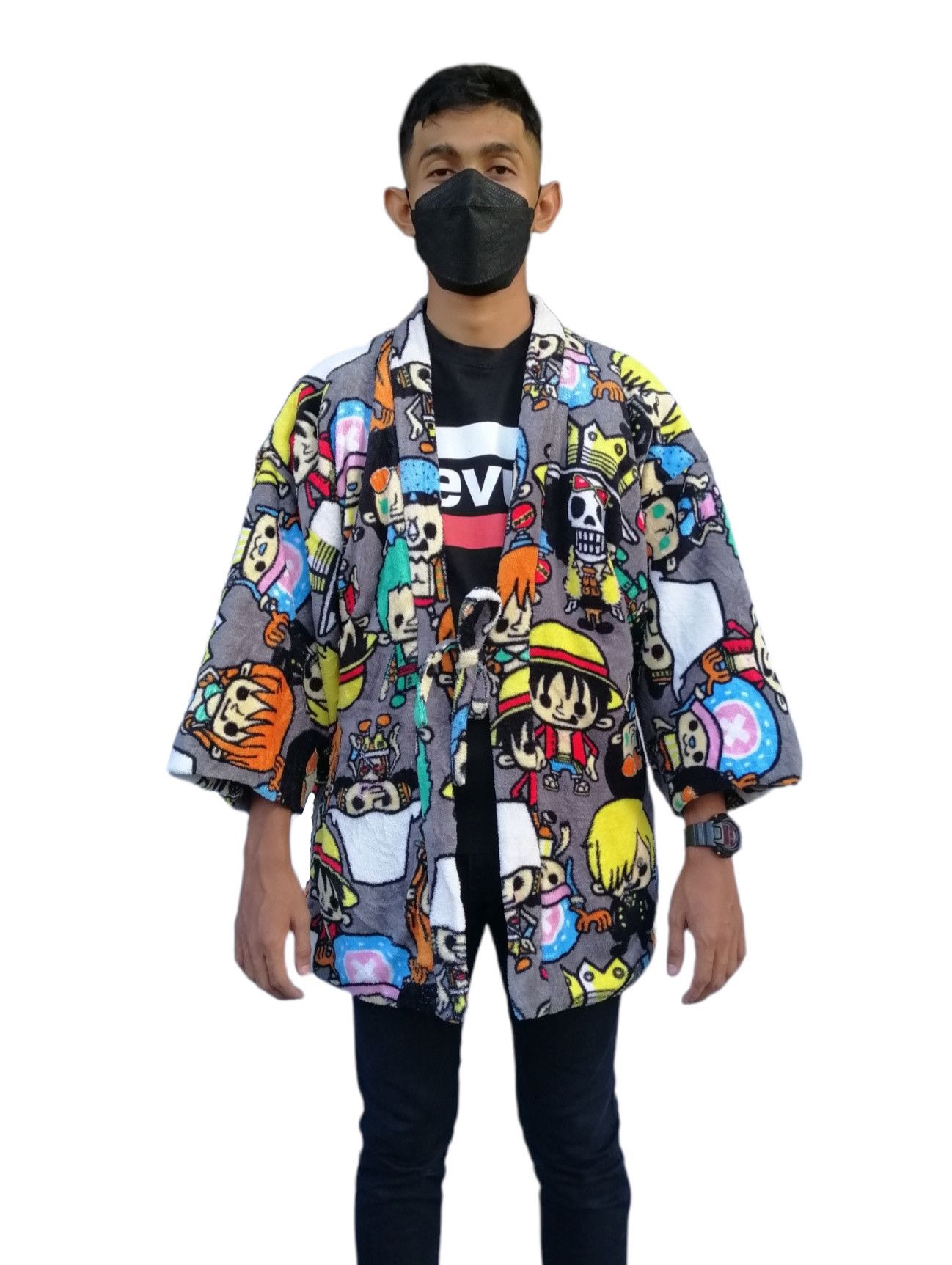 One Piece One Piece Anime Full Printed Kimono Jacket Size US M / EU 48-50 / 2 - 2 Thumbnail