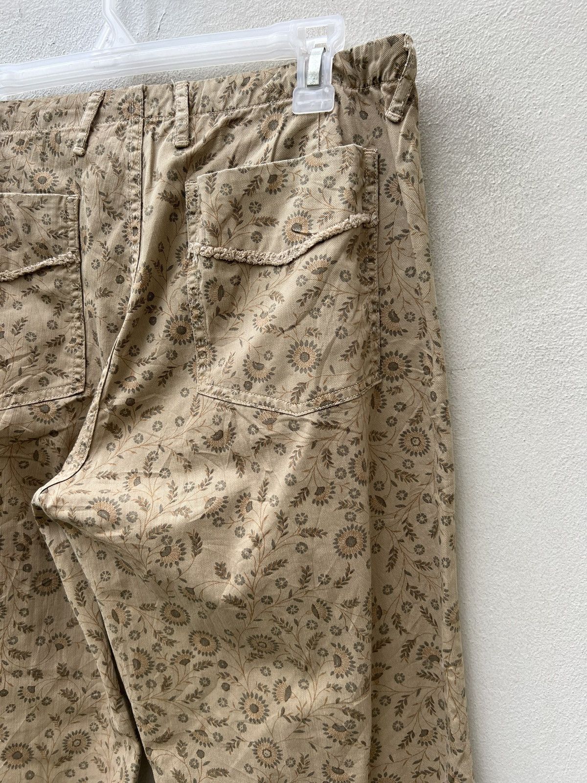 45rpm Vintage 45rpm Japan Floral Printed Cropped Flare Pant Size US 31 - 17 Thumbnail