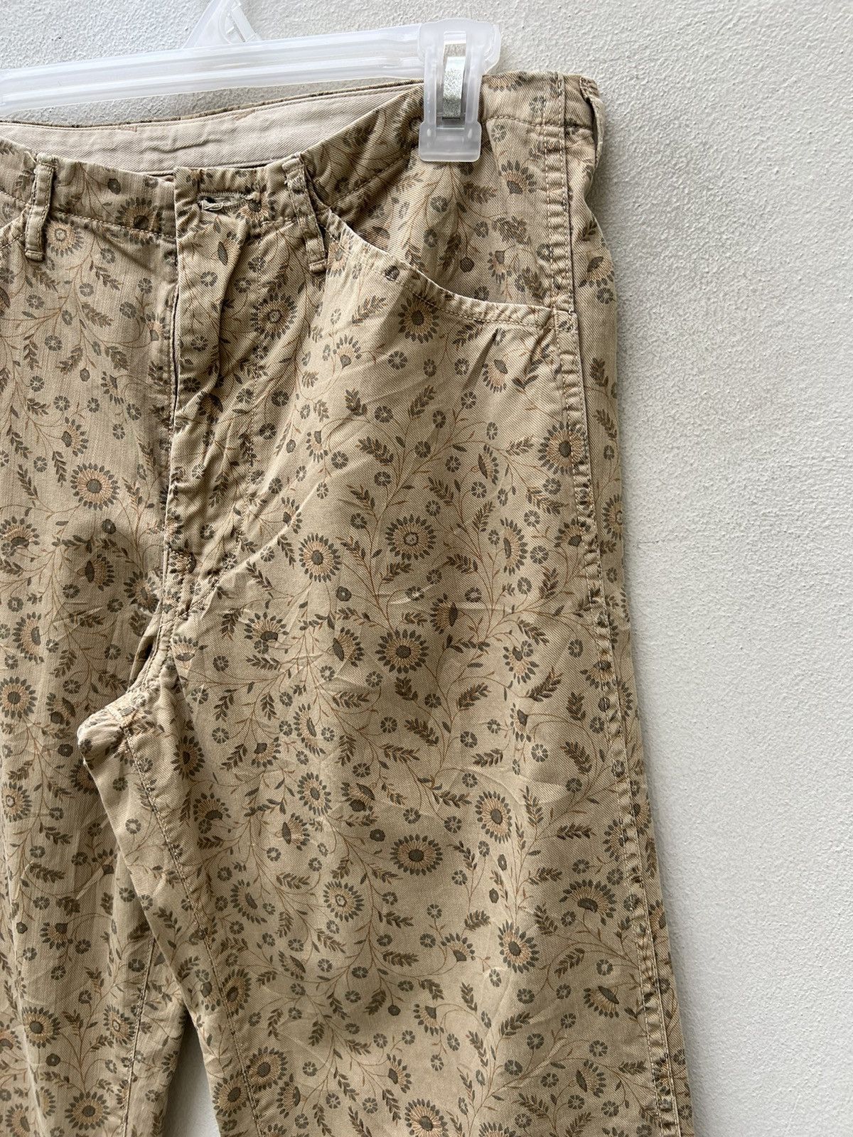 45rpm Vintage 45rpm Japan Floral Printed Cropped Flare Pant Size US 31 - 11 Thumbnail