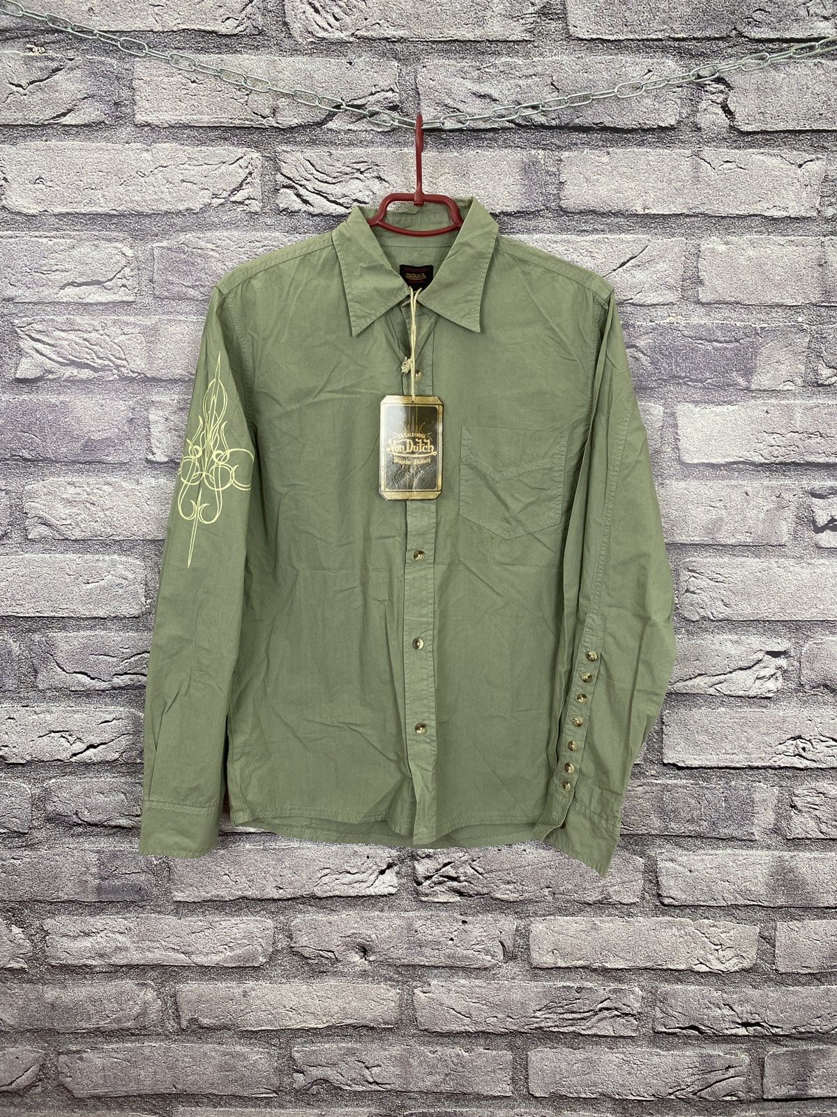 Other Vintage New shirt’s button ups Von Dutch Ed hardy y2k big Size US M / EU 48-50 / 2 - 2 Thumbnail