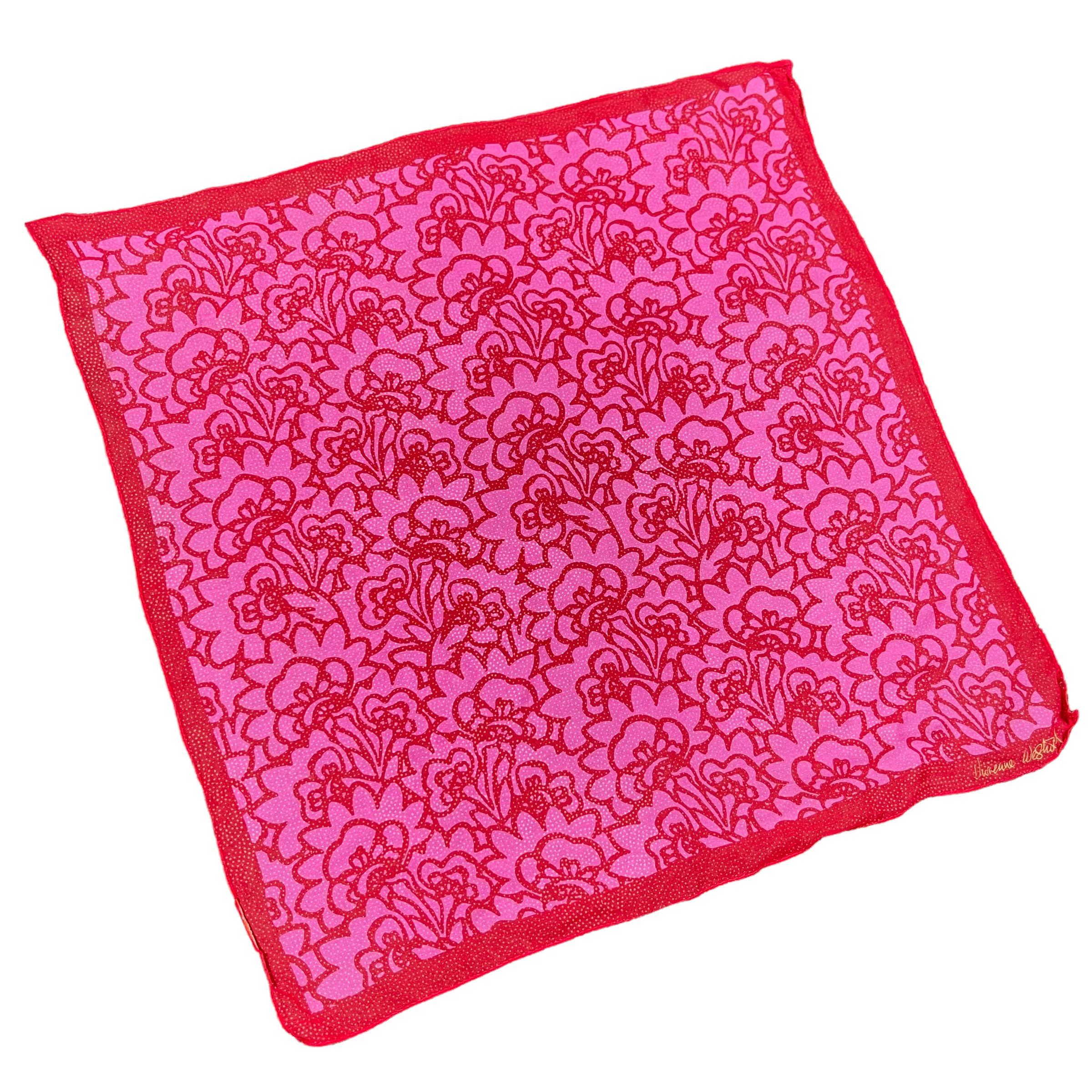 Vivienne Westwood Vivienne Westwood Floral Silk Abstract Scarf Handkerchief Size ONE SIZE - 2 Thumbnail