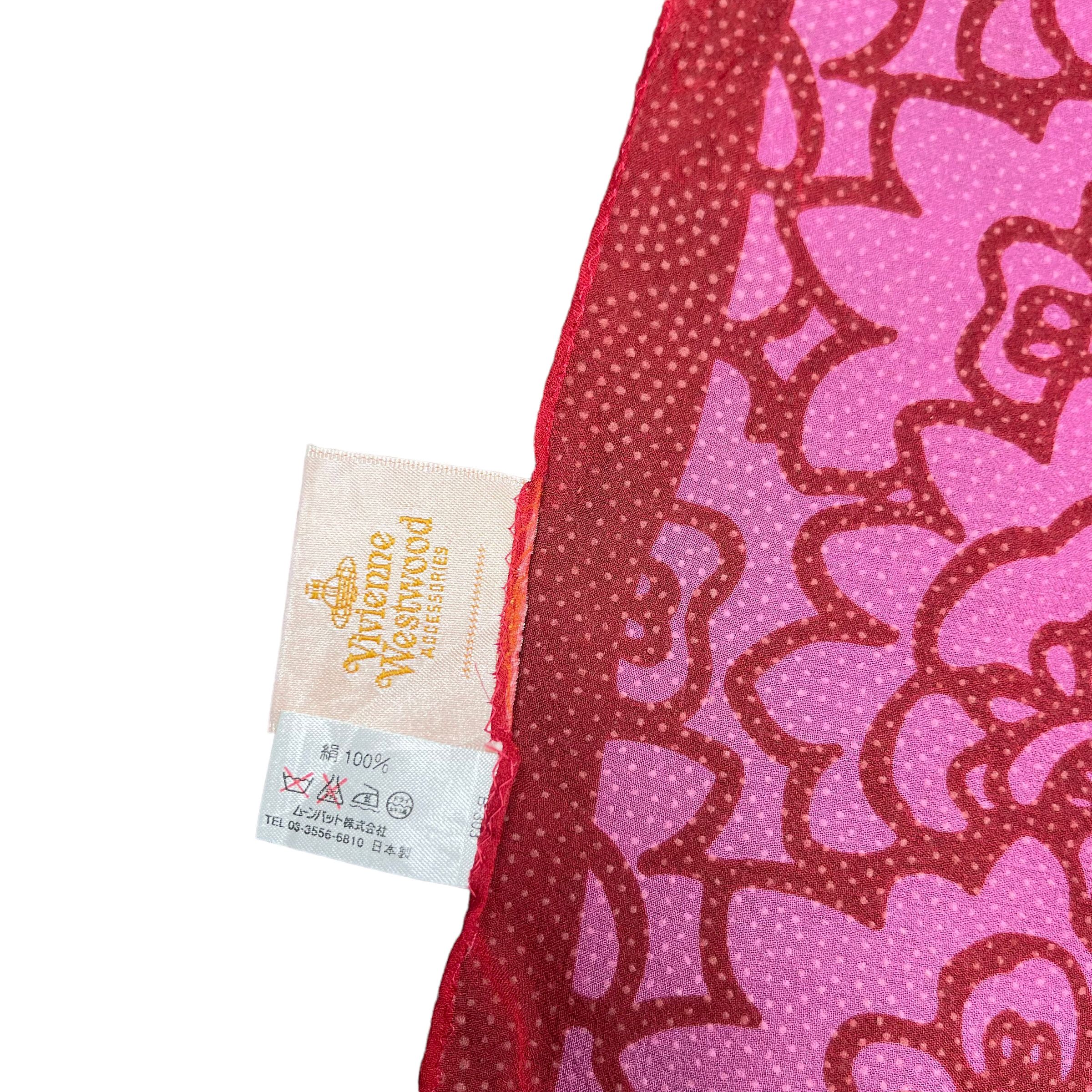 Vivienne Westwood Vivienne Westwood Floral Silk Abstract Scarf Handkerchief Size ONE SIZE - 6 Thumbnail