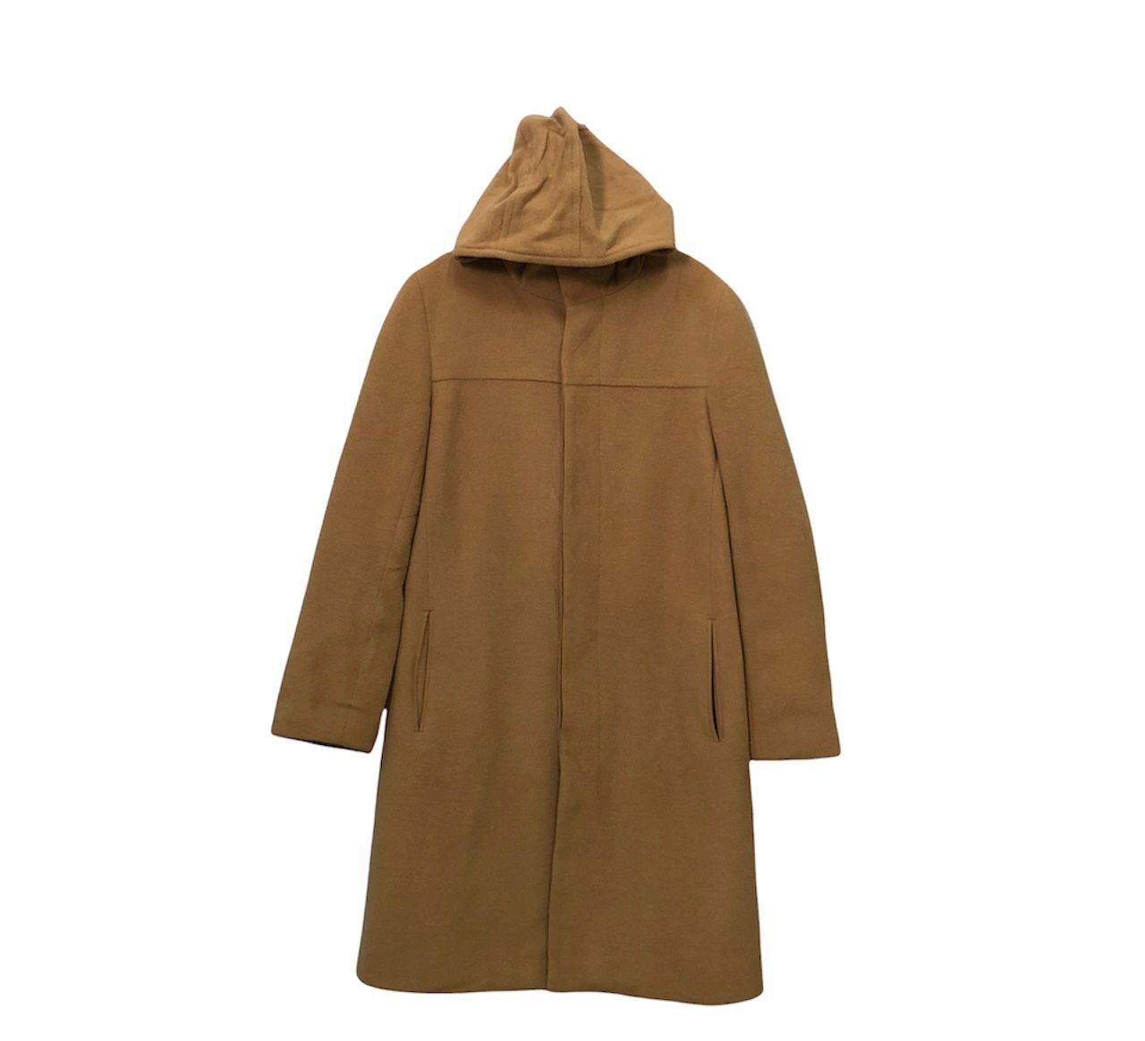 Yohji Yamamoto Vintage Ined By Yohji Yamamoto Hoodie Trench Coat Jacket Size US S / EU 44-46 / 1 - 1 Thumbnail