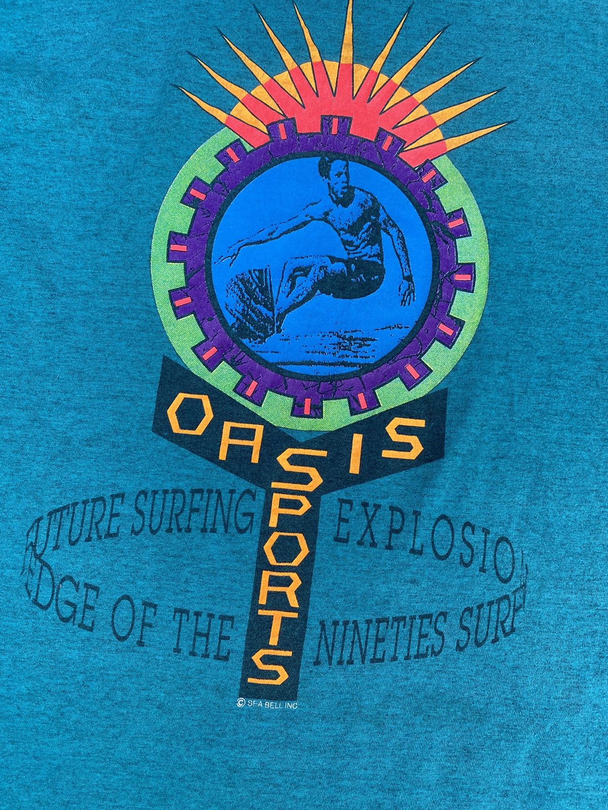 Vintage Vintage Oasis Sports Future Edge of The Nineties Surfing. Size US XL / EU 56 / 4 - 2 Thumbnail