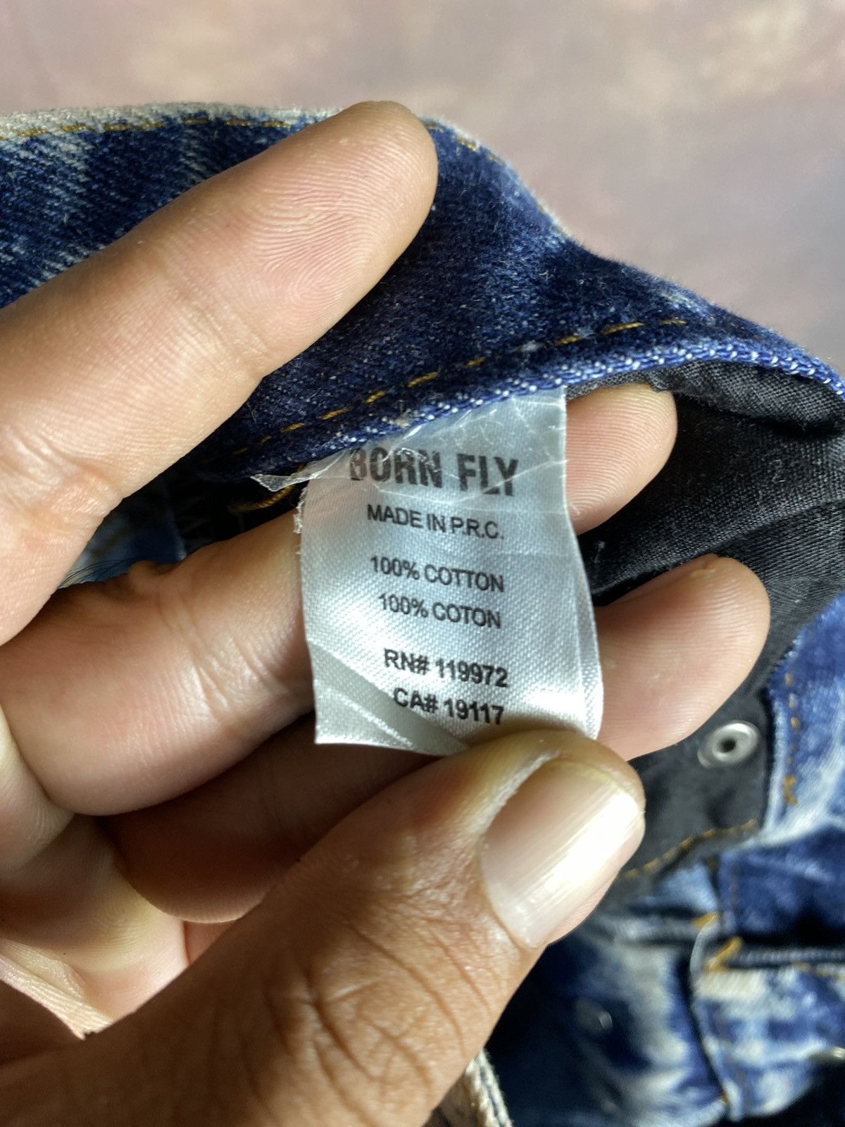 Japanese Brand × Jean × Vintage Vintage Born Fly Stone Washed Denim Jeans Size US 43 - 10 Thumbnail