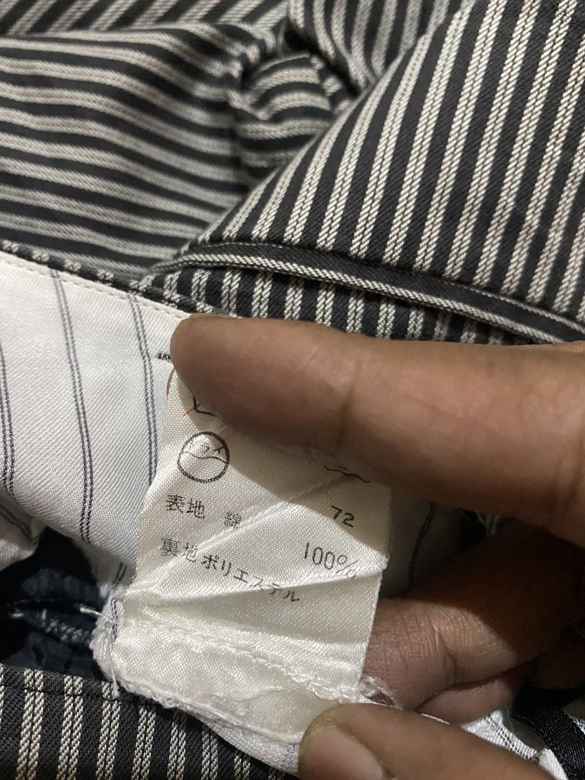 Jean Paul Gaultier 💥Vintage 90s Jean Paul Gaultier Stripe Pant Size 26" / US 2 / IT 38 - 8 Thumbnail