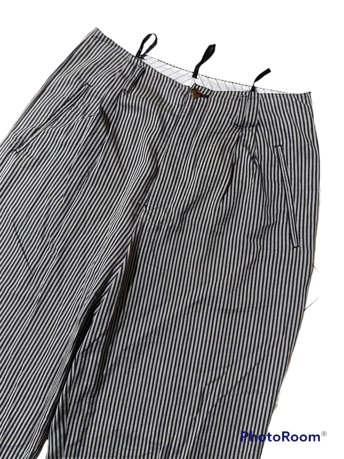Jean Paul Gaultier 💥Vintage 90s Jean Paul Gaultier Stripe Pant Size 26" / US 2 / IT 38 - 2 Thumbnail