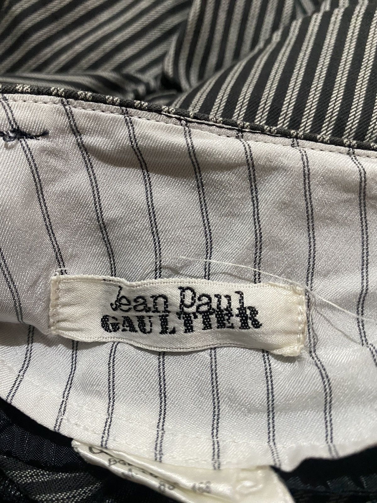 Jean Paul Gaultier 💥Vintage 90s Jean Paul Gaultier Stripe Pant Size 26" / US 2 / IT 38 - 7 Thumbnail