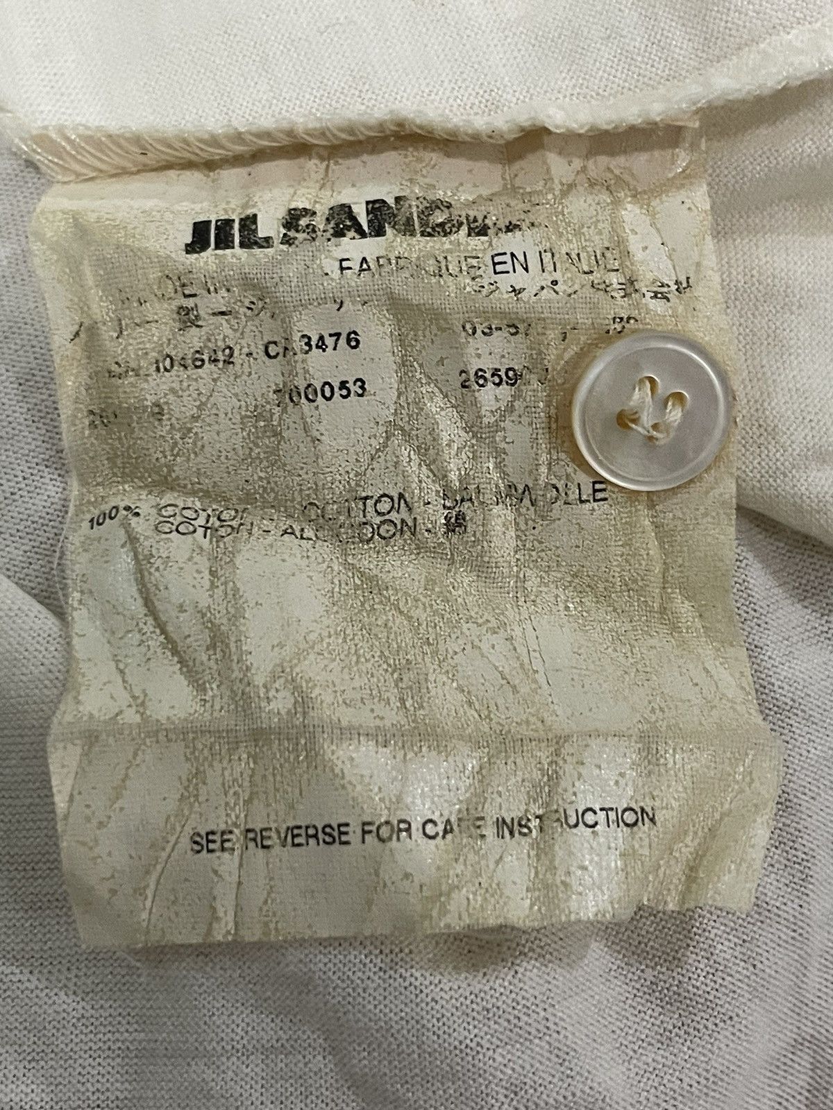 Jil Sander Jil Sander Collar Shirt Size S / US 4 / IT 40 - 5 Thumbnail