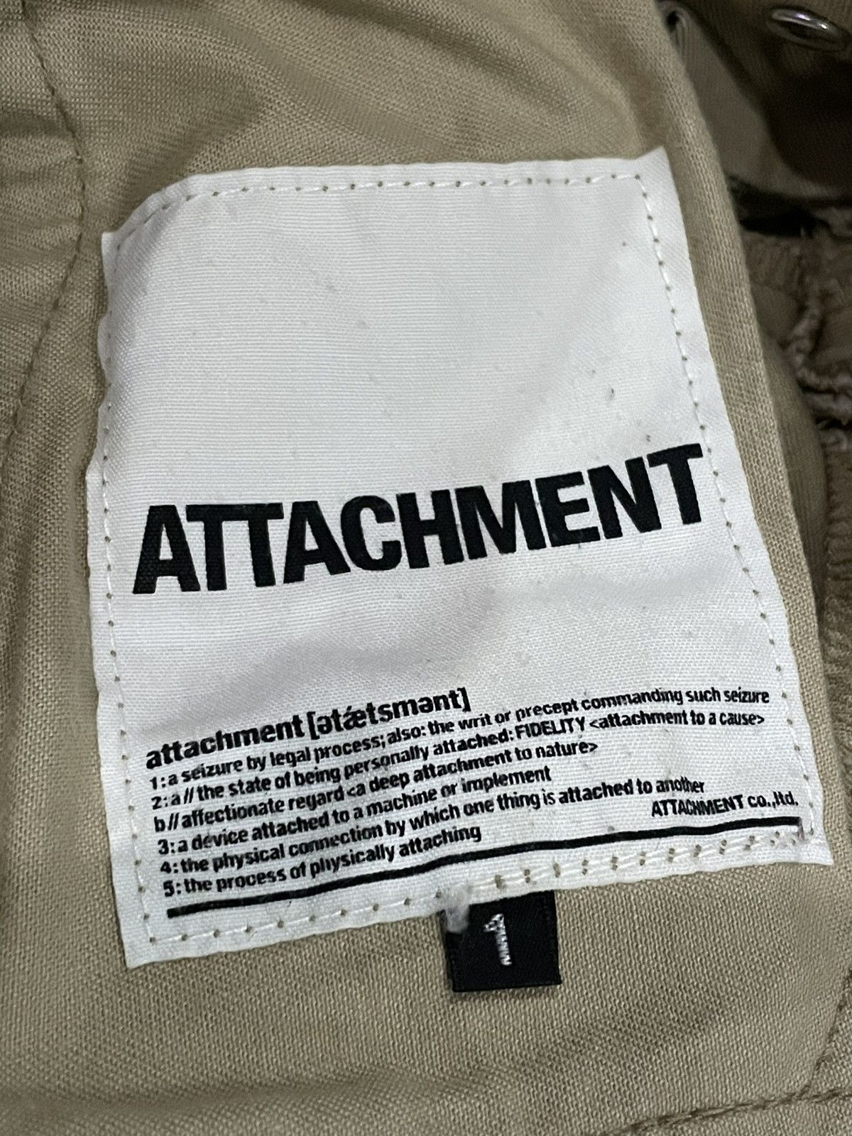 Attachment × Japanese Brand × Kazuyuki Kumagai Attachment ATTACHMENT J CUT PANTS Size US 30 / EU 46 - 3 Thumbnail